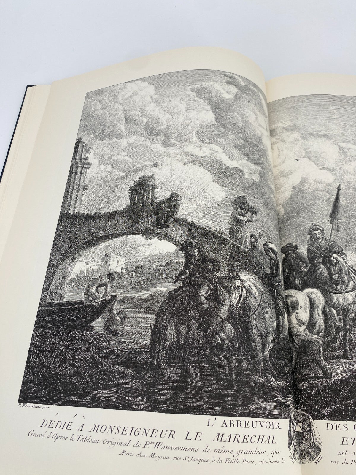 * Oeuvres de Ph. Wouvermens Hollandois J. Moyreau Buch Radierungen