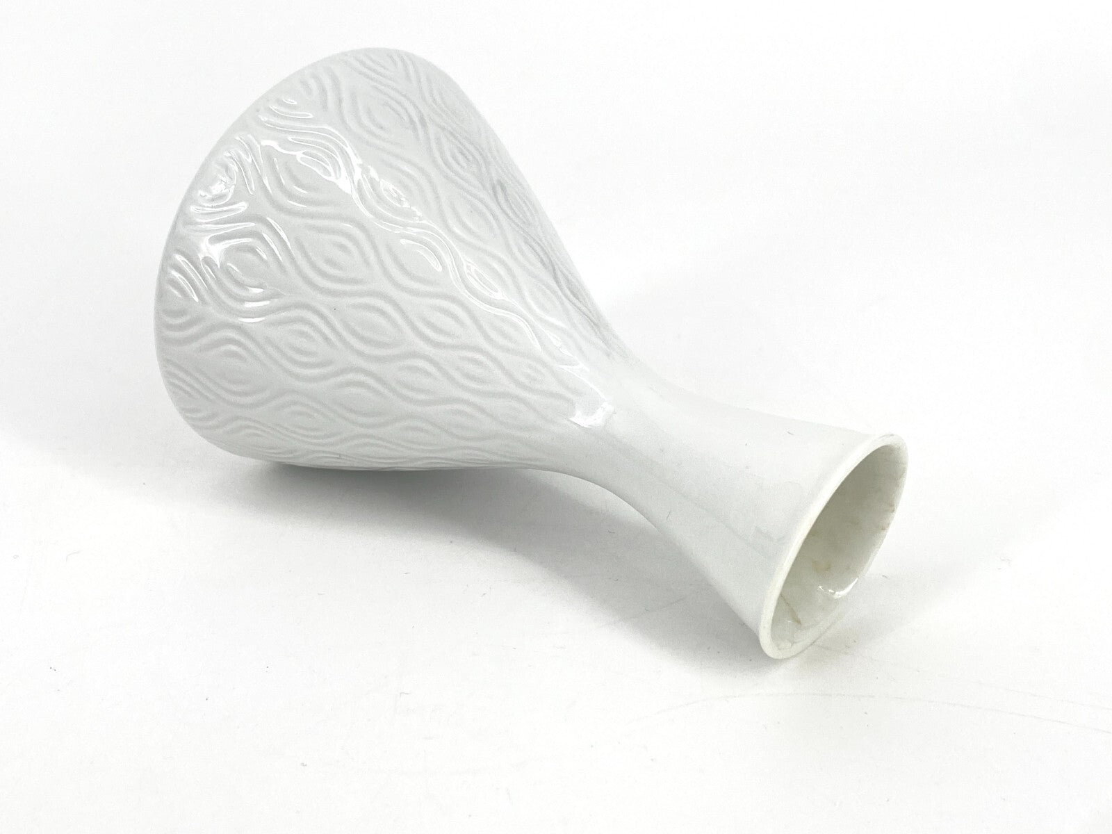 * VASE FÜRSTENBERG PORZELLAN 60ER DEKOR DESIGN BLUMENVASE MID CENTURY