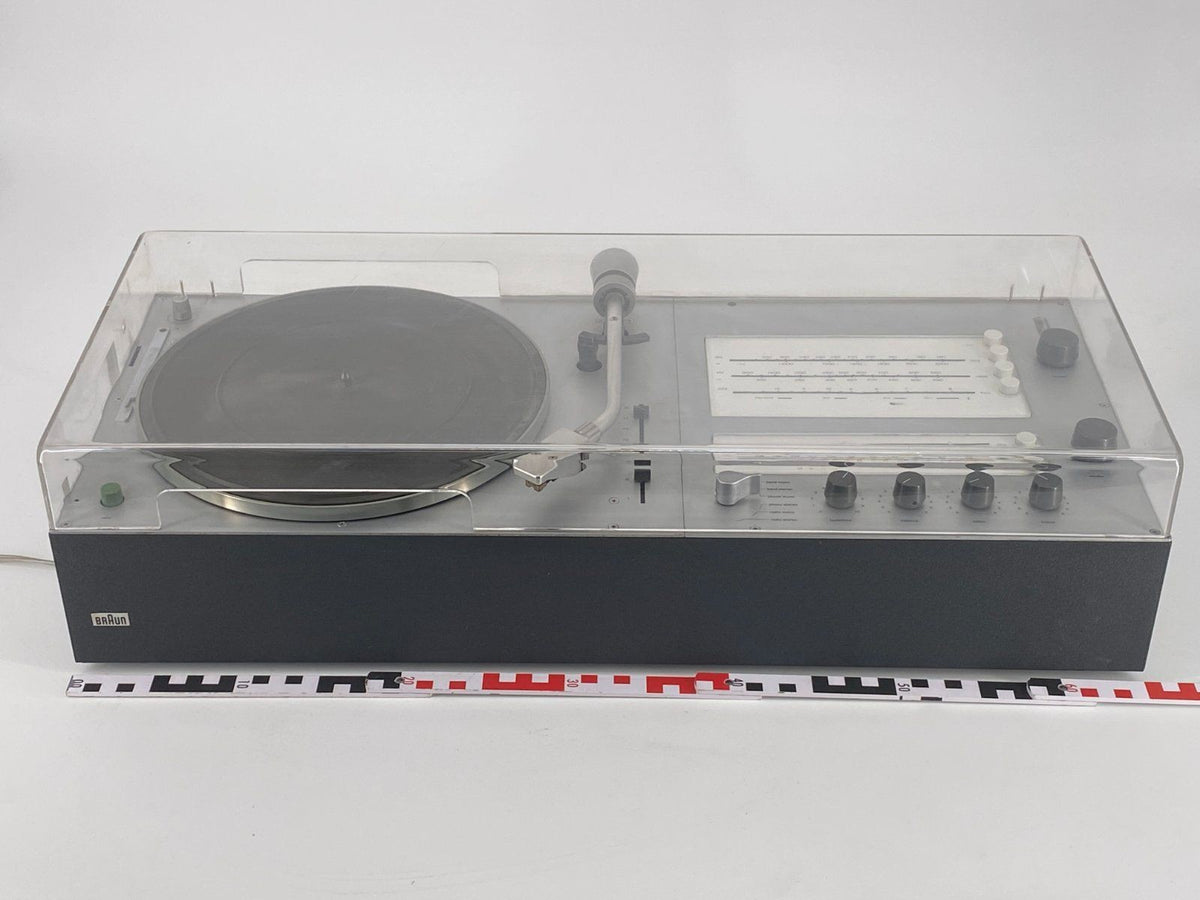* BRAUN AUDIO 250 TC45/4 +BOXEN RAMS DESIGN PLATTENSPIELER SW