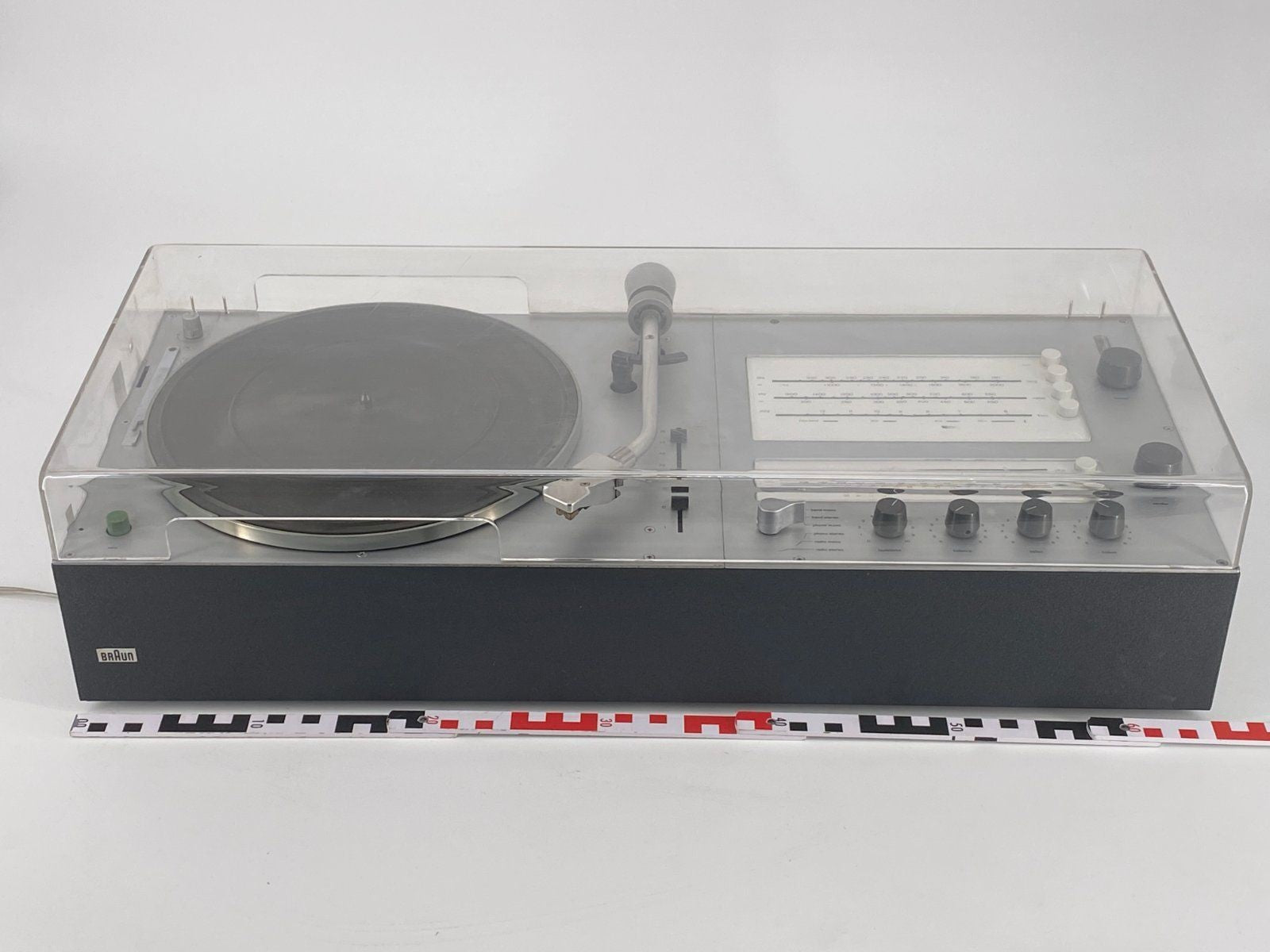 * BRAUN AUDIO 250 TC45/4 +BOXEN RAMS DESIGN PLATTENSPIELER SW