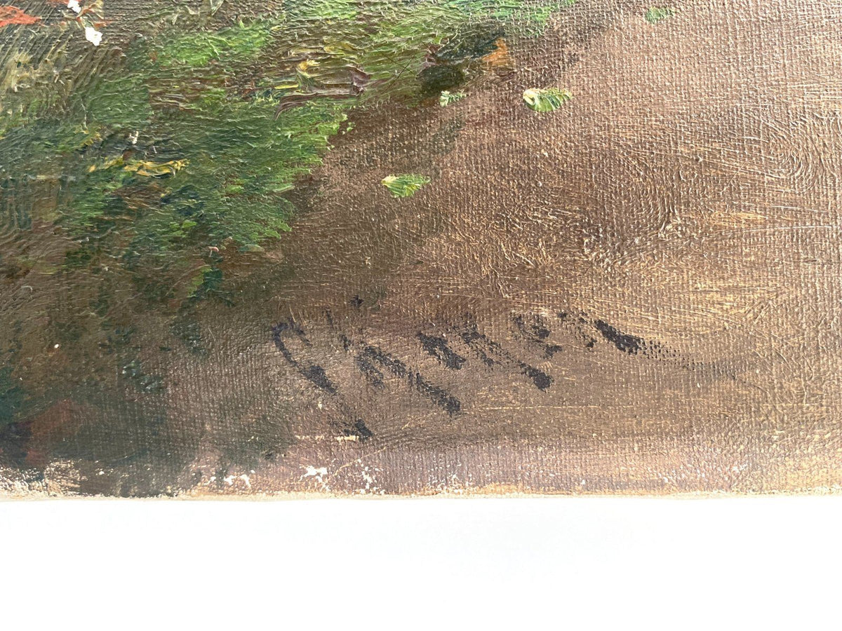 *ÖLGEMÄLDE GUSTAV KOKEN  LEINWAND REALISMUS AKADEMISMUS GENRE XXL
