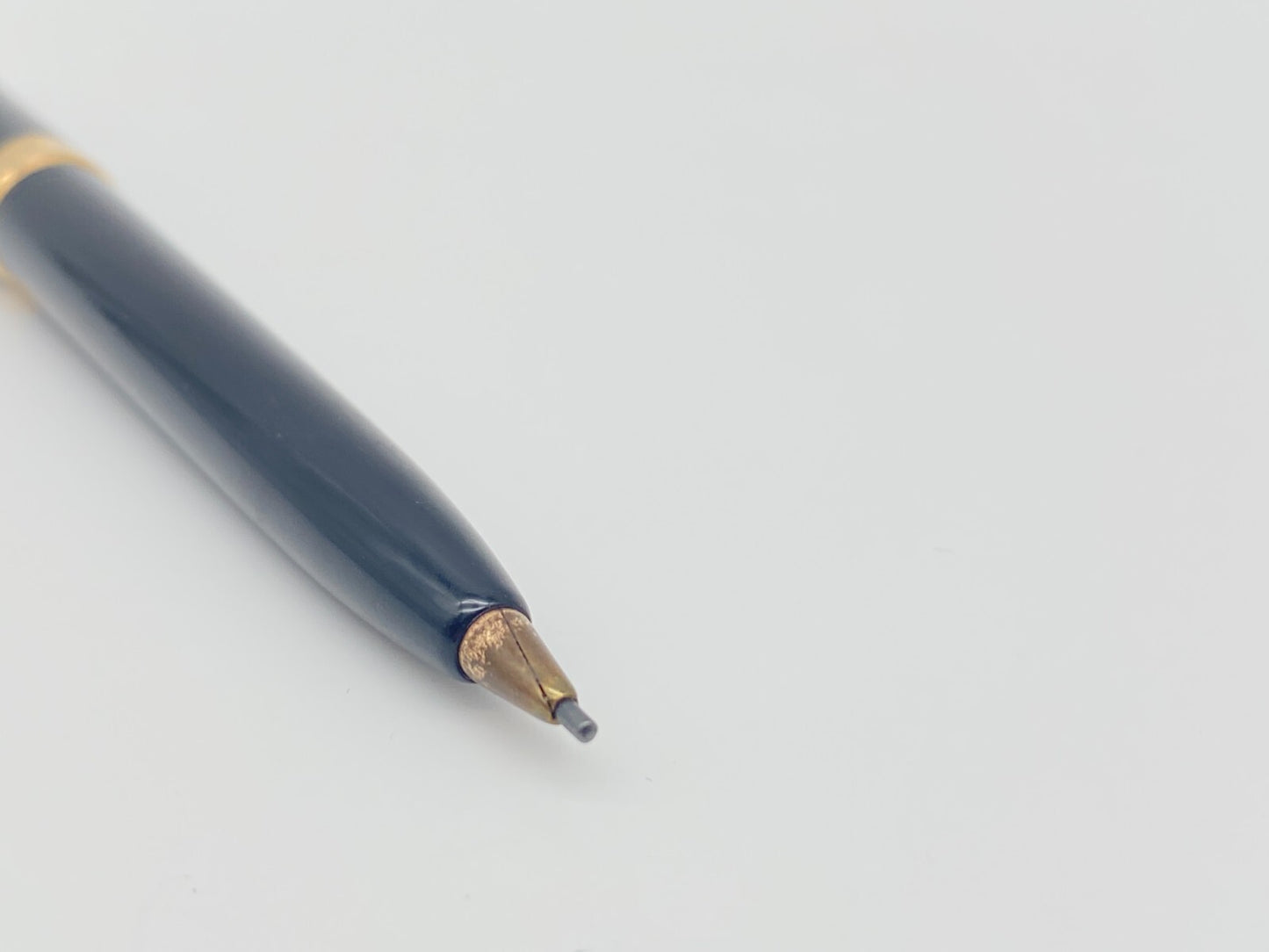 MONTBLANC PIX 16 DRUCKBLEISTIFT 60ER JAHRE SCHWARZ GOLD OHNE CLIP VINTAGE PEN