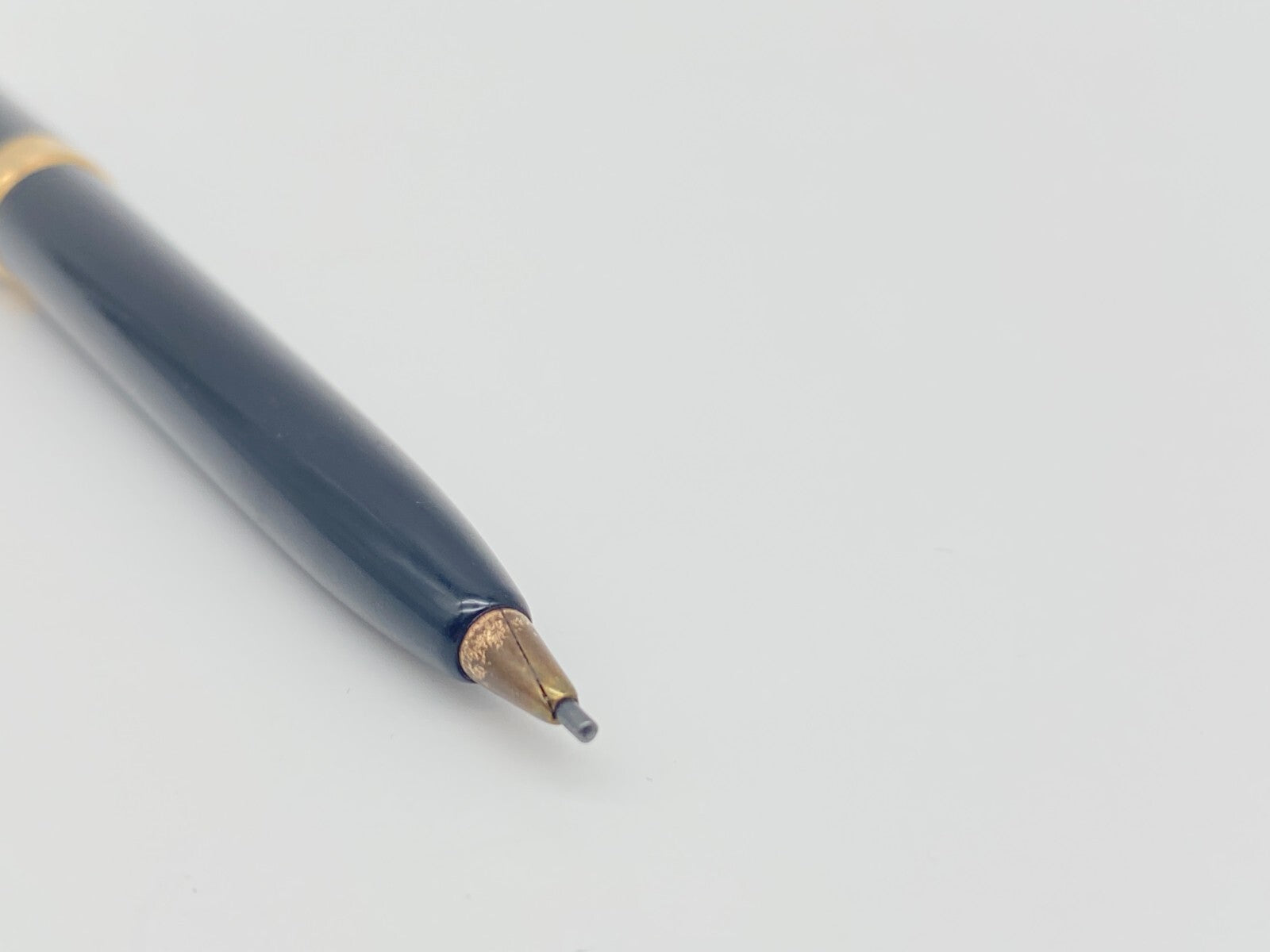 MONTBLANC PIX 16 DRUCKBLEISTIFT 60ER JAHRE SCHWARZ GOLD OHNE CLIP VINTAGE PEN