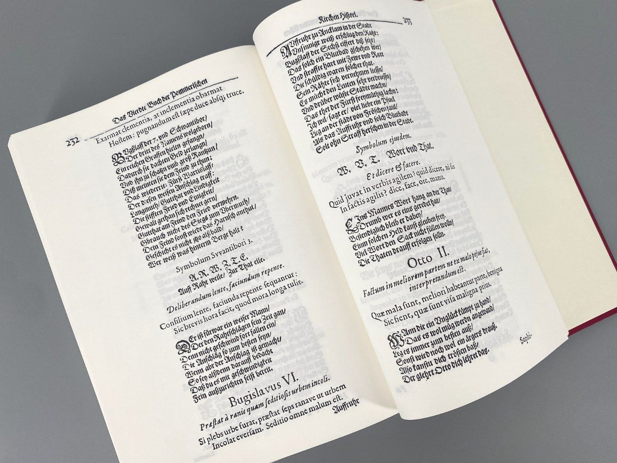 *BUCH DANIEL CRAMER GROßE POMRISCHE KIRCHEN-CHRONICON GEORG OLMS