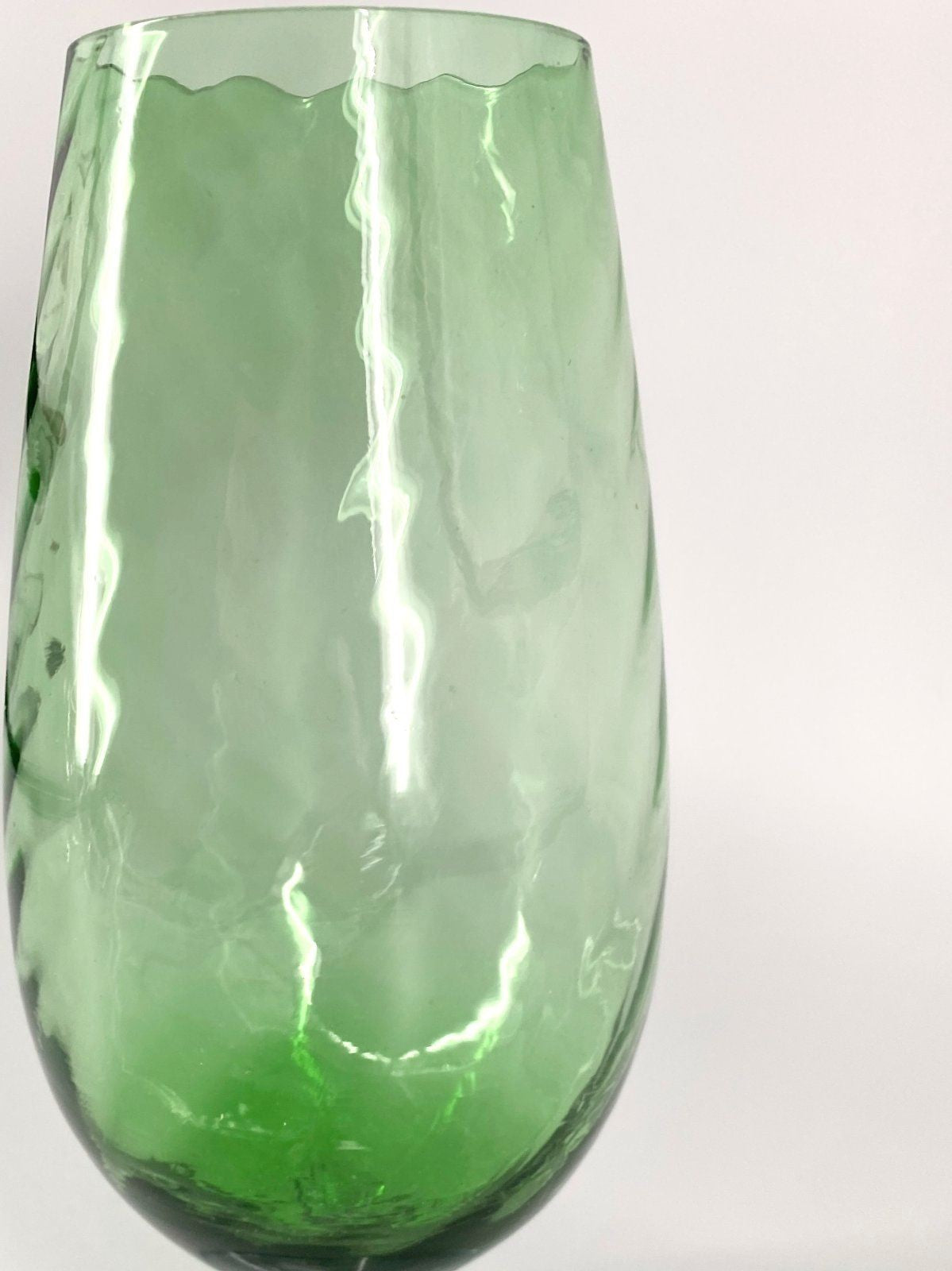 * ART GLASS GRÜNGLASPOKAL GROSS GLASVASE 