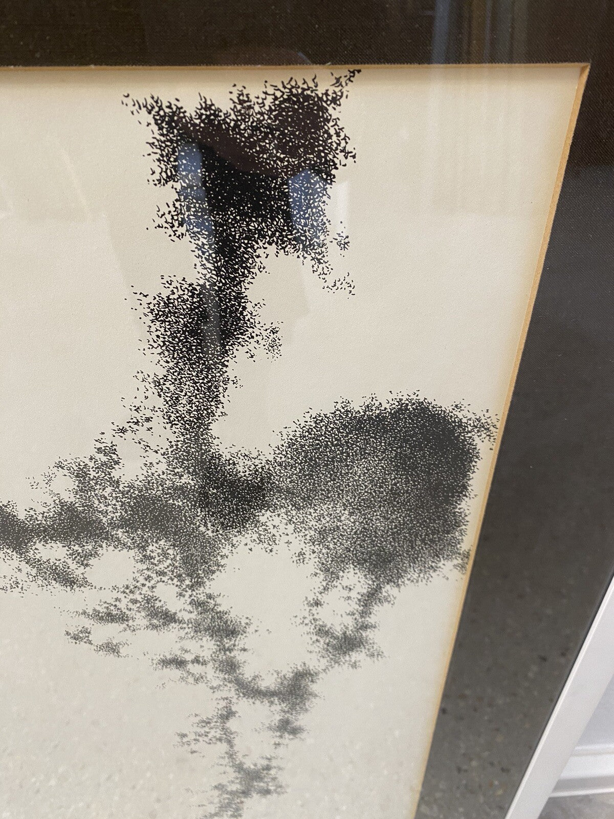 * KUNSTDRUCK SIGNIERT KLAUS BEISTEN DON QUICHOTE 68 17/45 GERAHMT PASSEPARTOUT