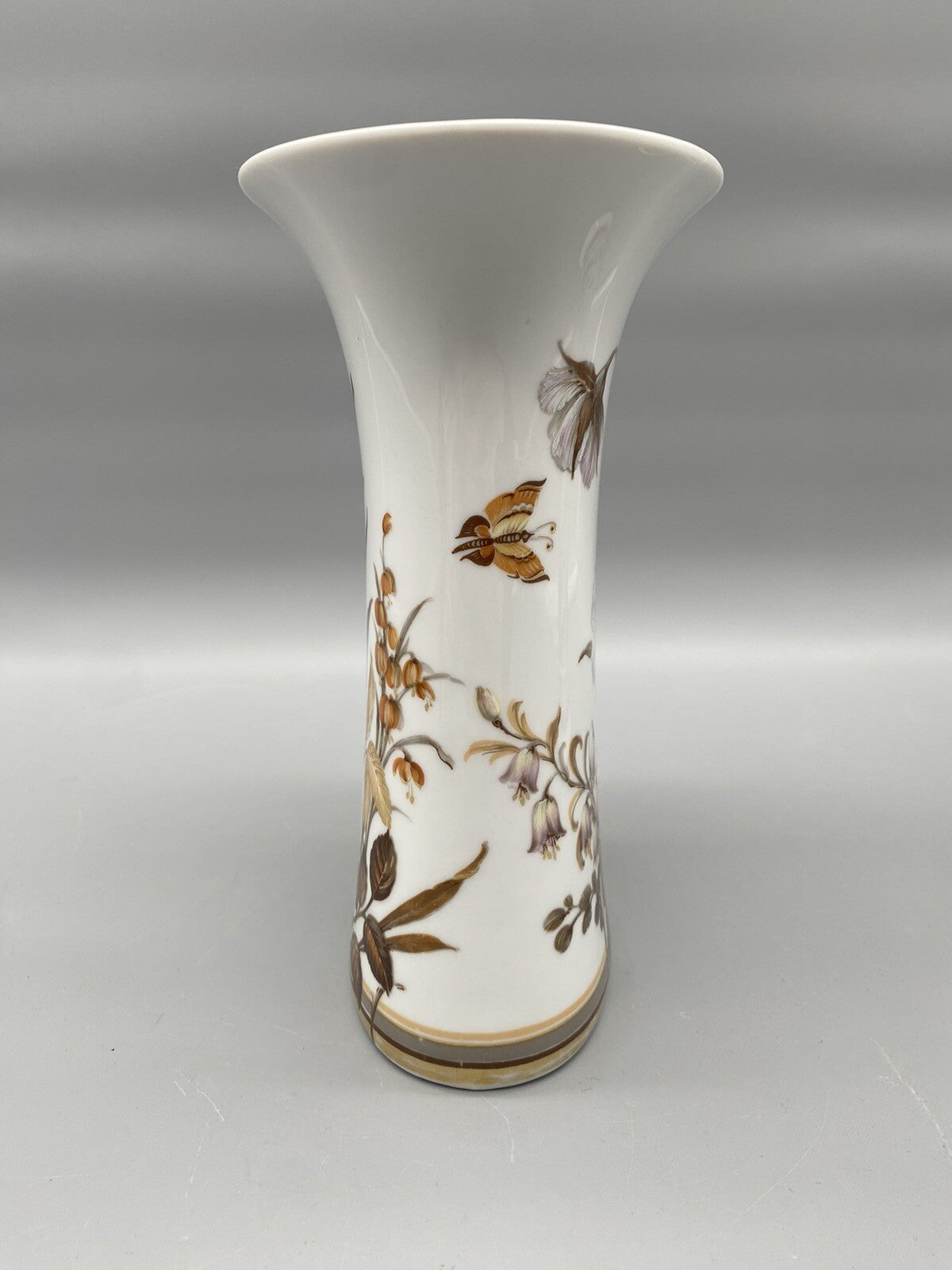 SET AK KASIER PORZELLAN VASE BLUMEN VINTAGE 50/60er RUND TROMPETE OVAL