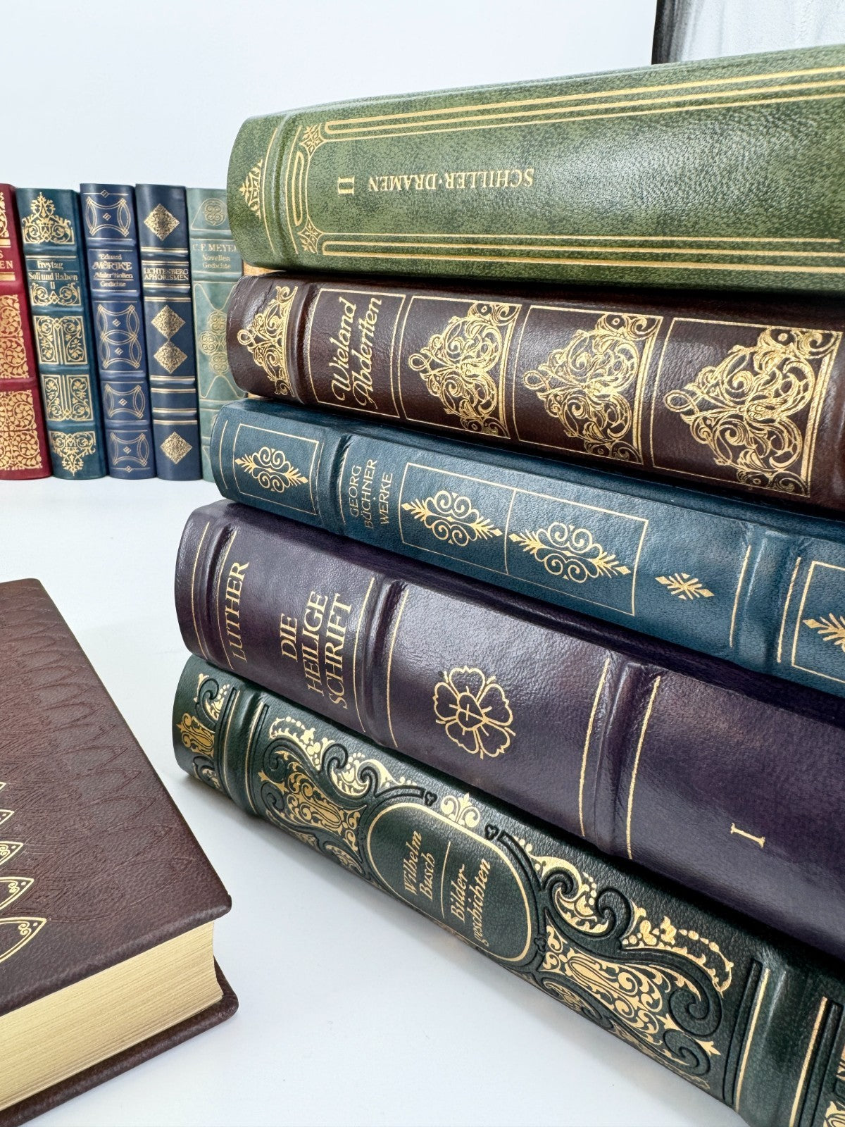 BÜCHER SAMMLUNG EDITION DEUTSCHE BIBLIOTHEK 41x BÜCHER GOETHE SCHILLER LUTHER