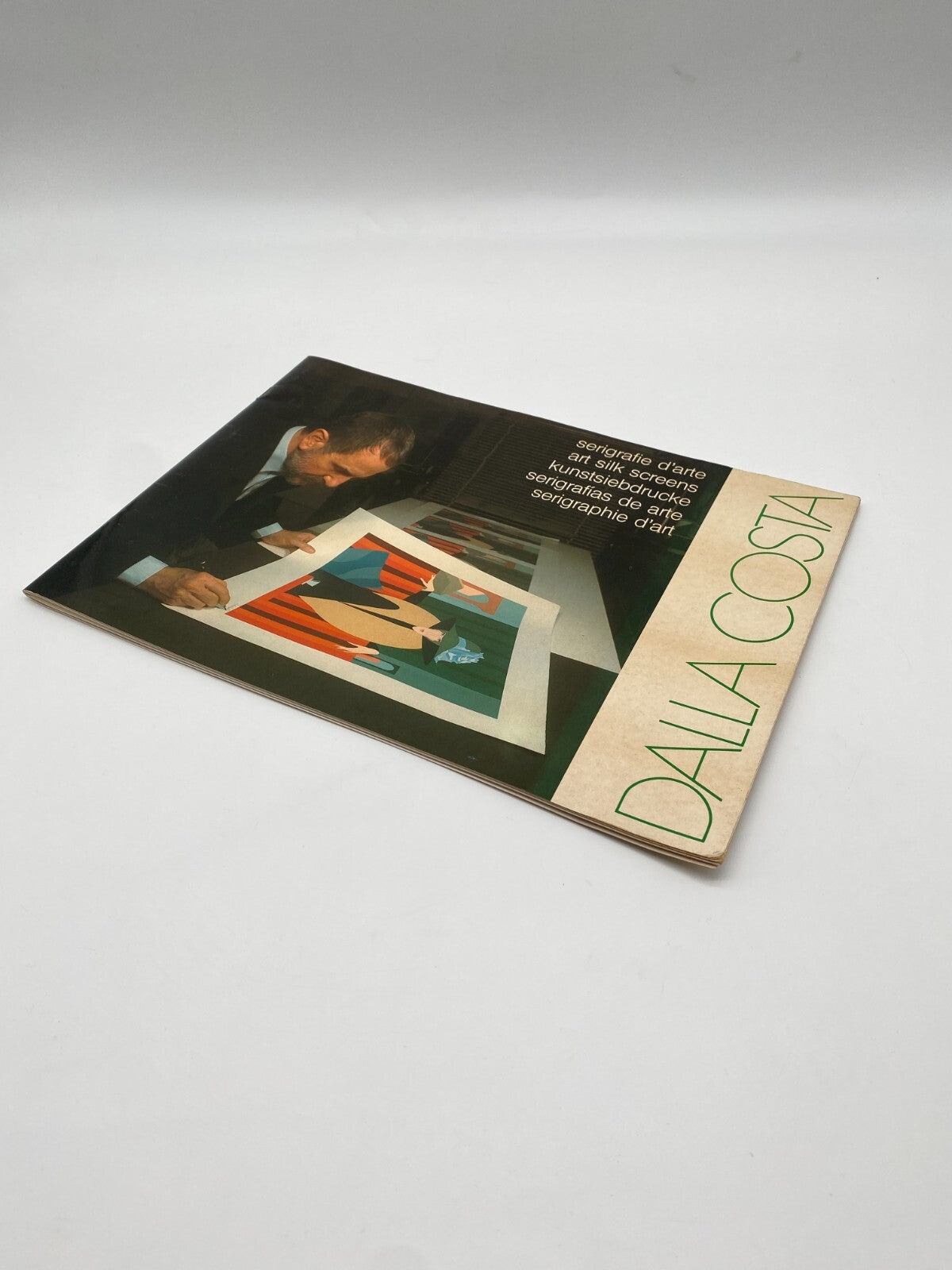 DALLA COSTA SERIGRAFIE D'ARTE BUCH KUNSTSIEBDRUCKE 1982 KÜNSTLER MODERNE POP ART
