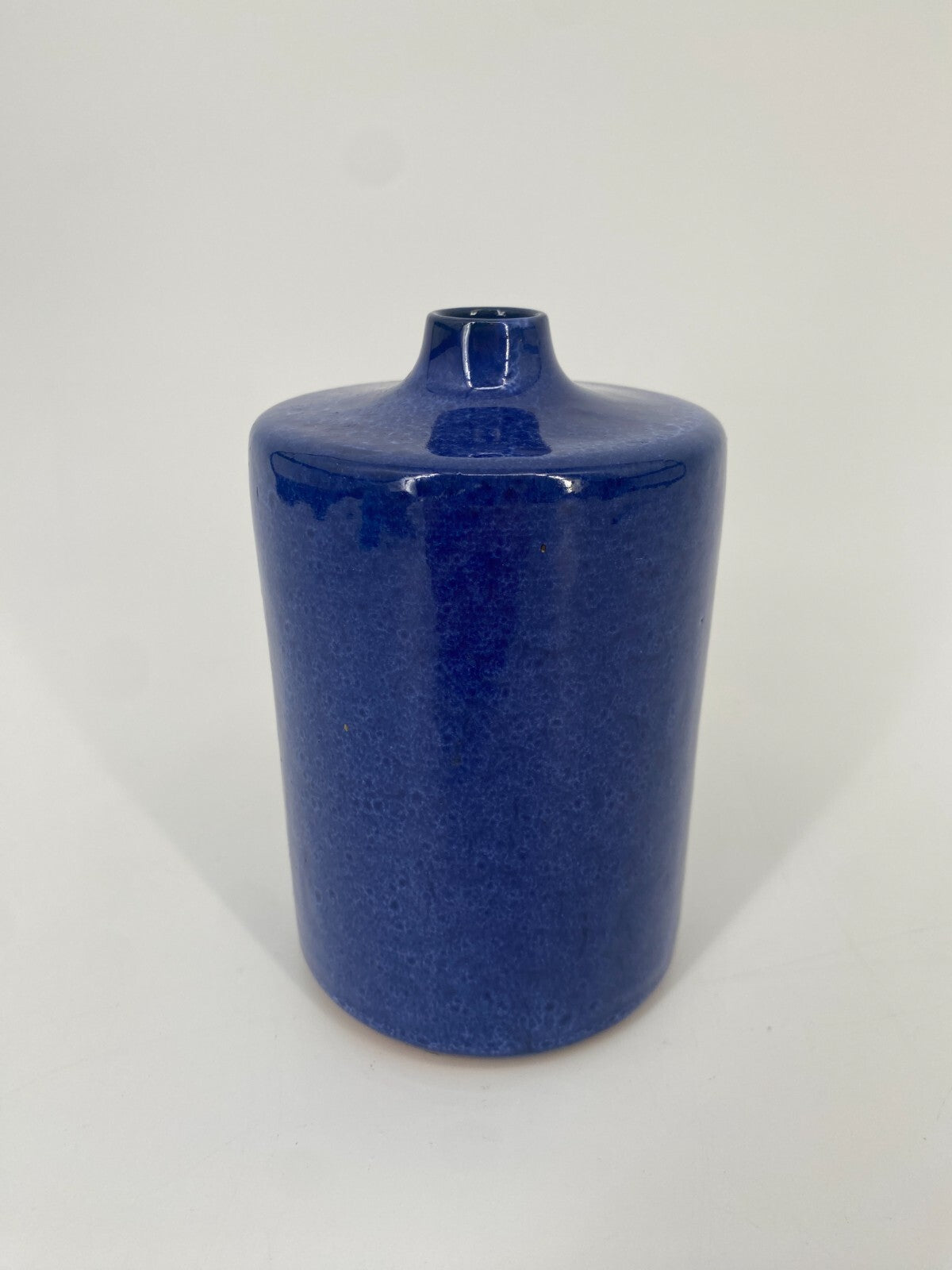 * KLEINE VASE STUDIOKERAMIK TR TÖPFERHOF RÖMHILD BLAU 12,5CM MID CENTURY