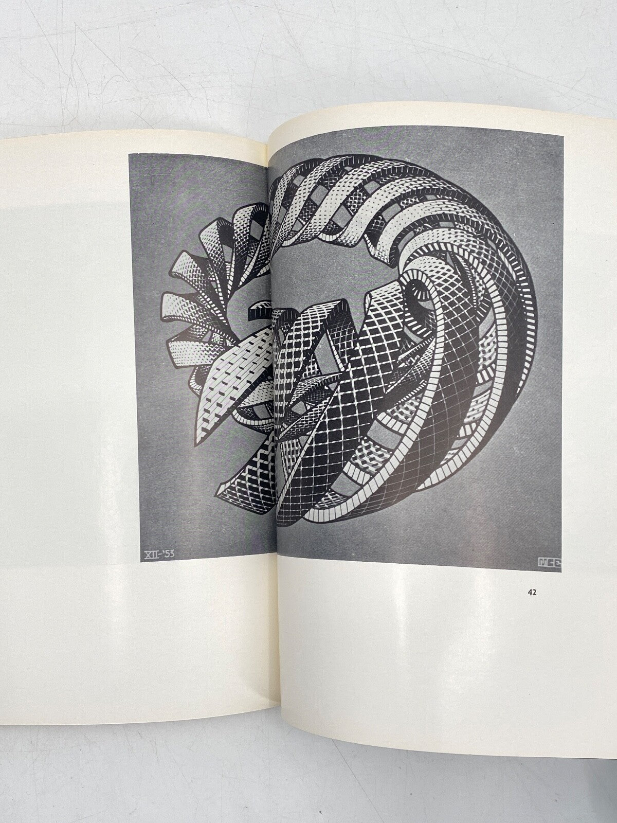 *  AUSSTELLUNGSKATALOG M. C. ESCHER STEDELIJK 1954 LITHOGRAFIE AMSTERDAM