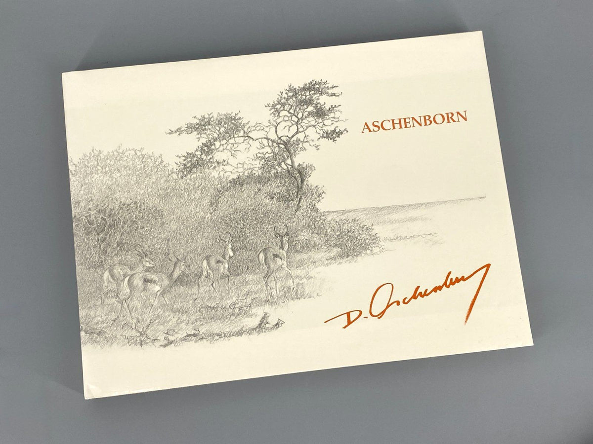 *BUCH DIETER ASCHENBORN NATURZEICHNUNGEN AFRIKA TIERE GAMSBERG