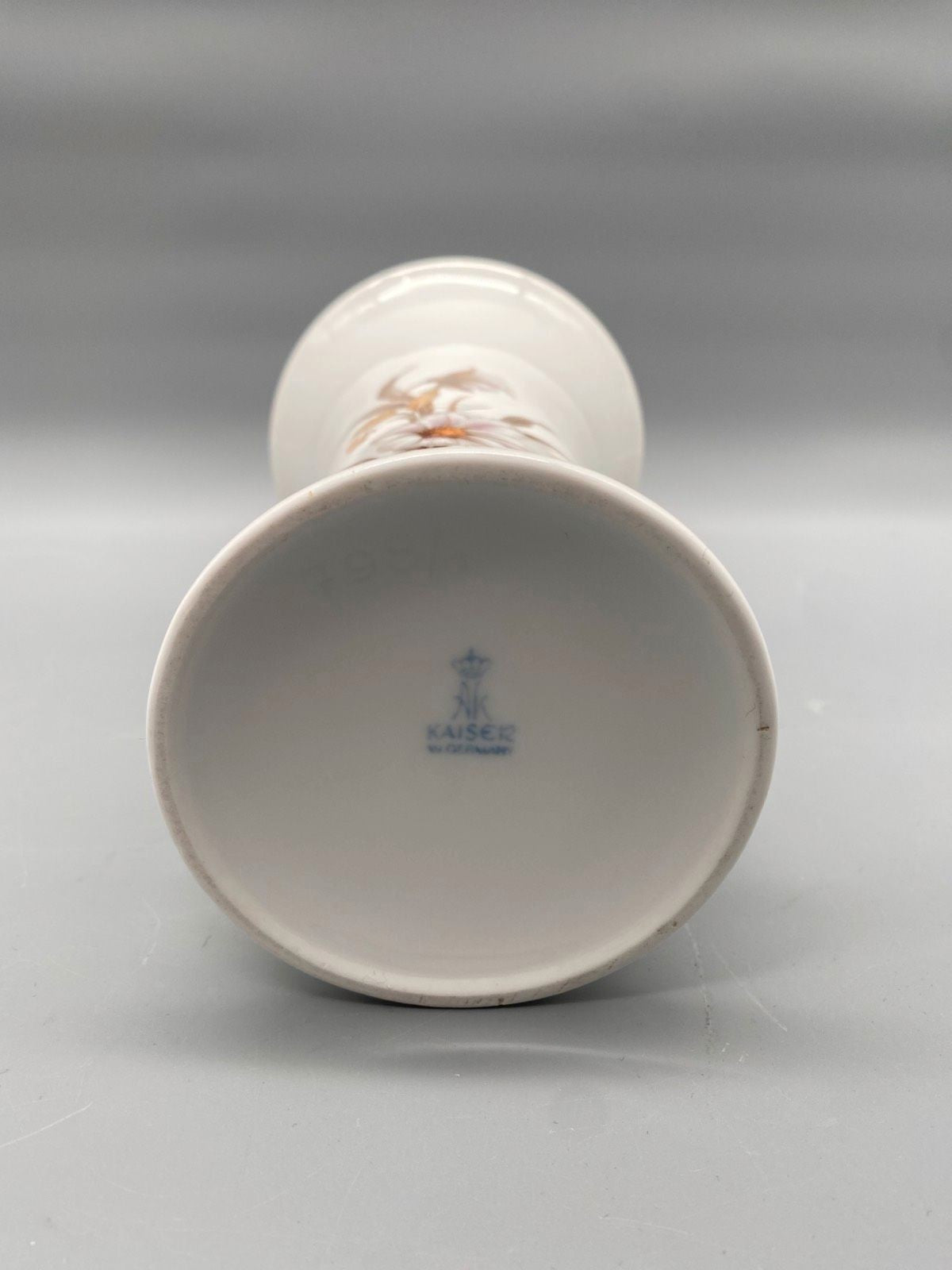 * SET AK KASIER PORZELLAN VASE BLUMEN VINTAGE 50/60er RUND