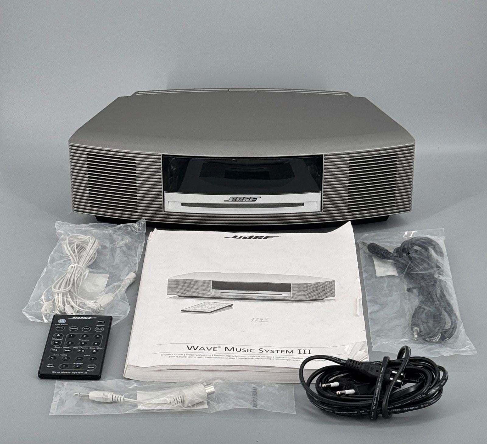BOSE WAVE MUSIC SYSTEM III 3 STEREOANLAGE TOUCH FUNKTION DAB