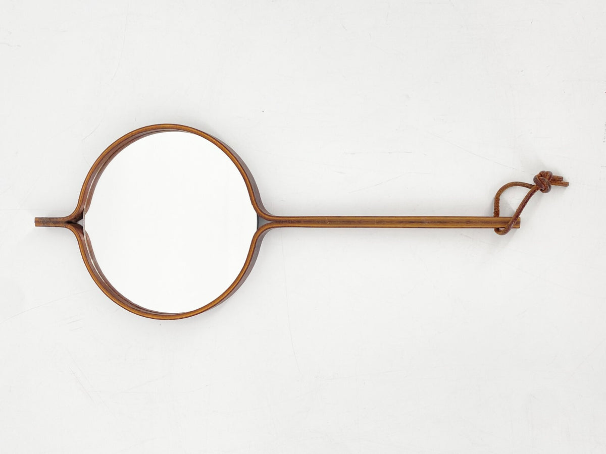 * HANDSPIEGEL BECH & STARUP DEN PERMANENTE 1960ER PALISANDER WAND SPIEGEL DANISH