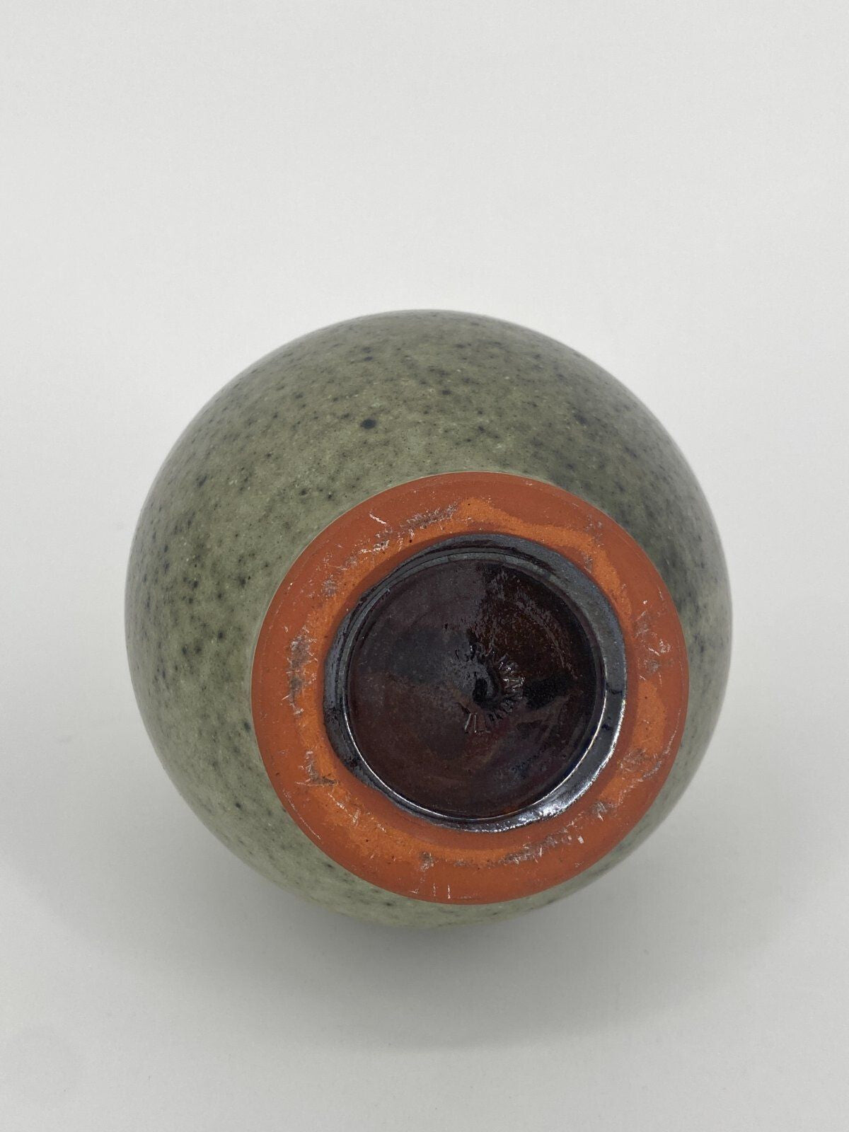 *STUDIOKERAMIK VASE GARMANN RÖMHILD GRÜN GESPRENKELT VINTAGE 23CM