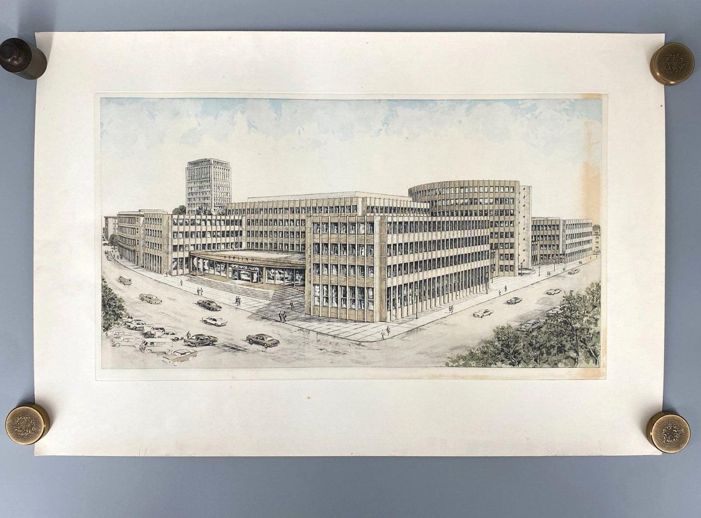 * GRAFIK HEINZ WEHLISCH GERLING VERSICHERUNGSKONZERN KÖLN GEBÄUDE 