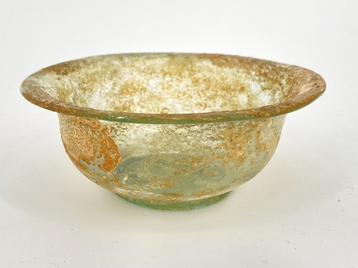 * RÖMISCHE GLAS SCHALE VASE ANTIKE HISTORISCH ROM ÖL