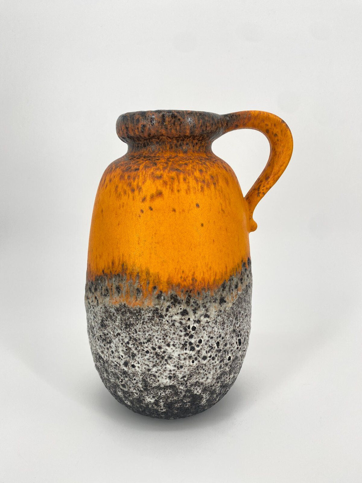 * SCHEURICH STUDIOKERAMIK FAT LAVA KRUG VASE WEST GERMANY 70ER