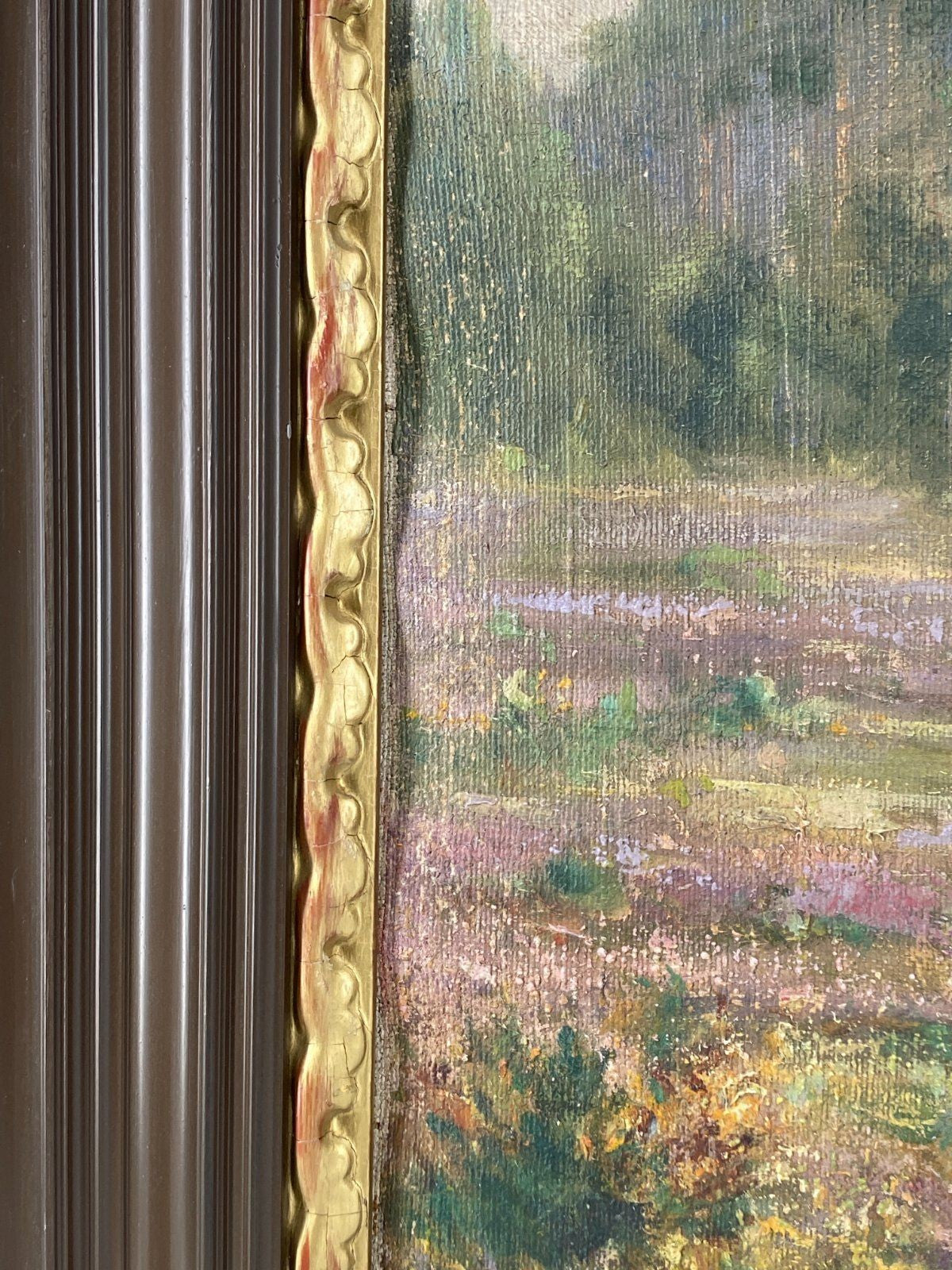 *ÖLGEMÄLDE MARTHA VON STUCKRAD WALD BEI NIKOLASSEE LANDSCHAFT