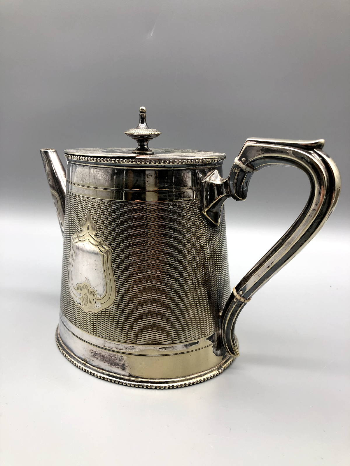 VIKTORIANISCHES VERSILBERTES TEE KAFFEESERVICE VON ELKINGTON 19. JH 3ER SET