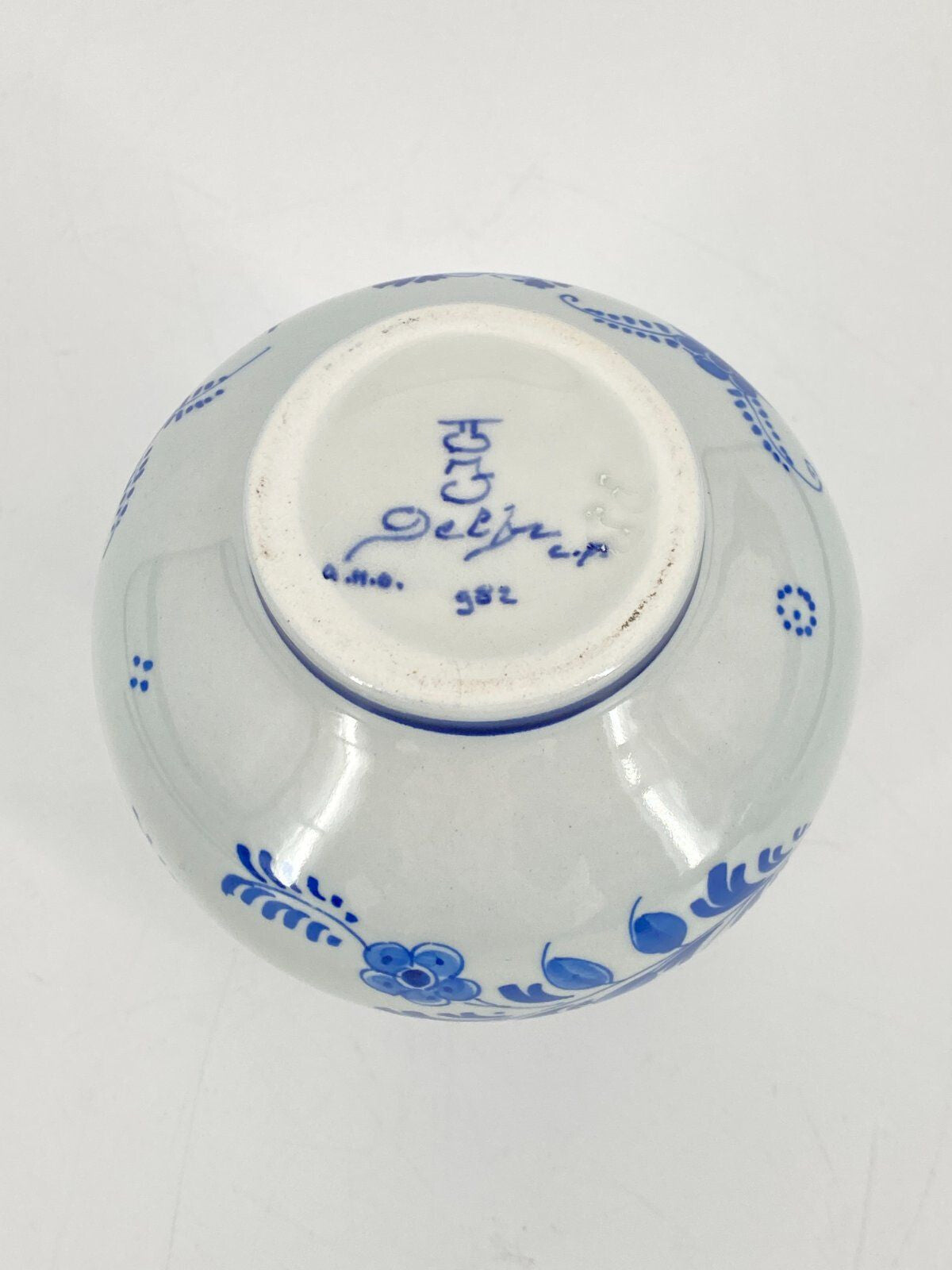 * VASE HENKEL KRUG DELFTER BLAU DELFT DE PORCELEYNE FLES VINTAGE