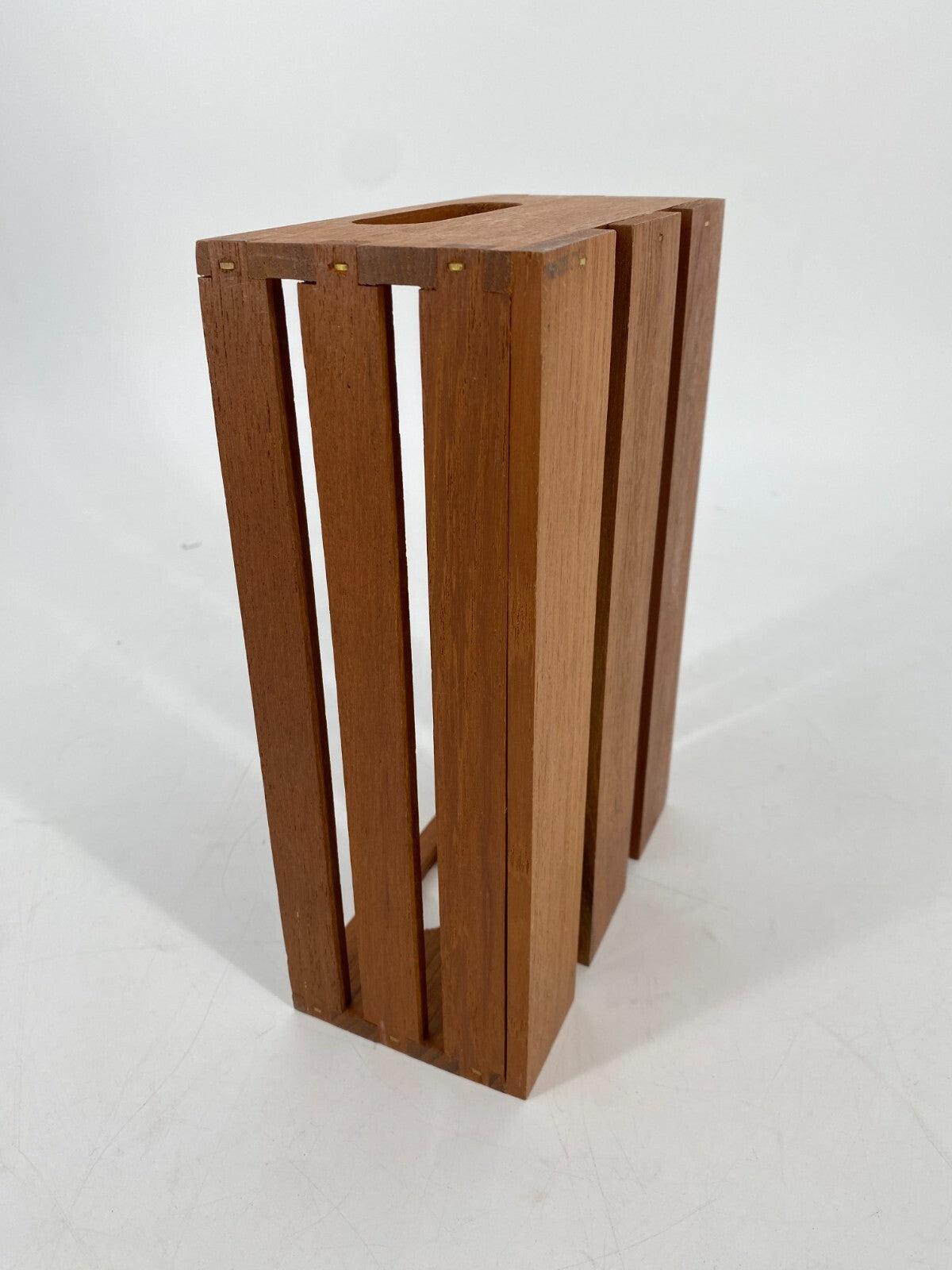 * TABLETT KISTE TEAK HOLZ BOX VINTAGE MIDCENTURY