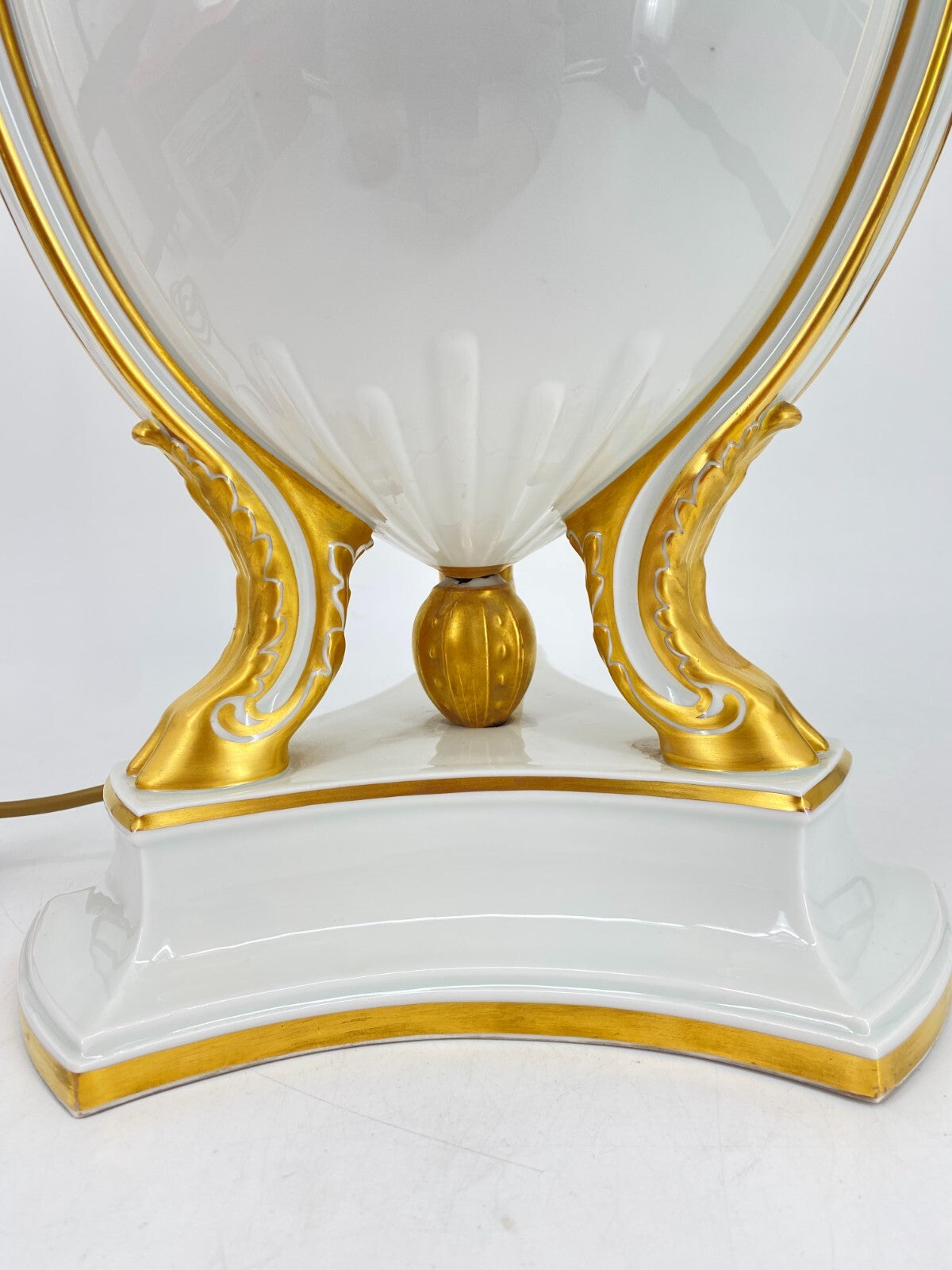 * TISCHLAMPE PORZELLAN LAMPE URNEN VASE WIDDERKOPF ROSENTHAL ANTIK