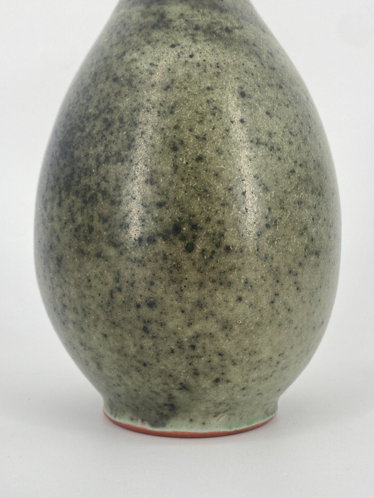 *STUDIOKERAMIK VASE GARMANN RÖMHILD GRÜN GESPRENKELT VINTAGE 23CM