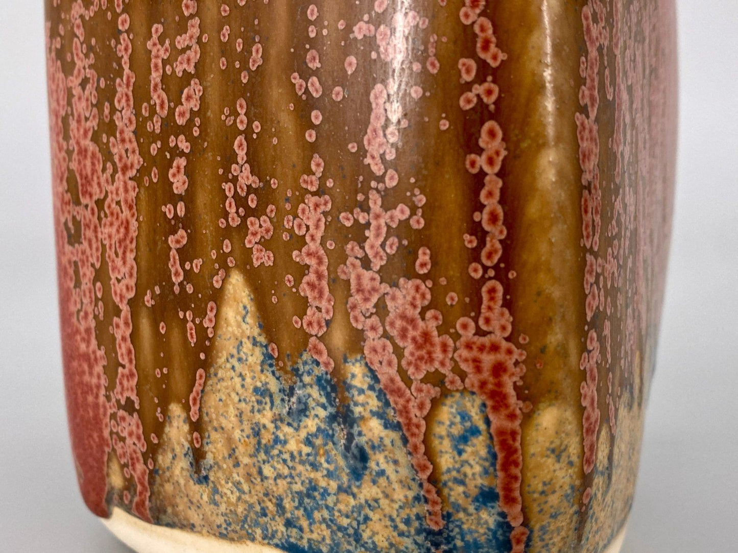 * STUDIOKERAMIK VASE FANTONI LAVA MID CENTURY 90ER VINTAGE 