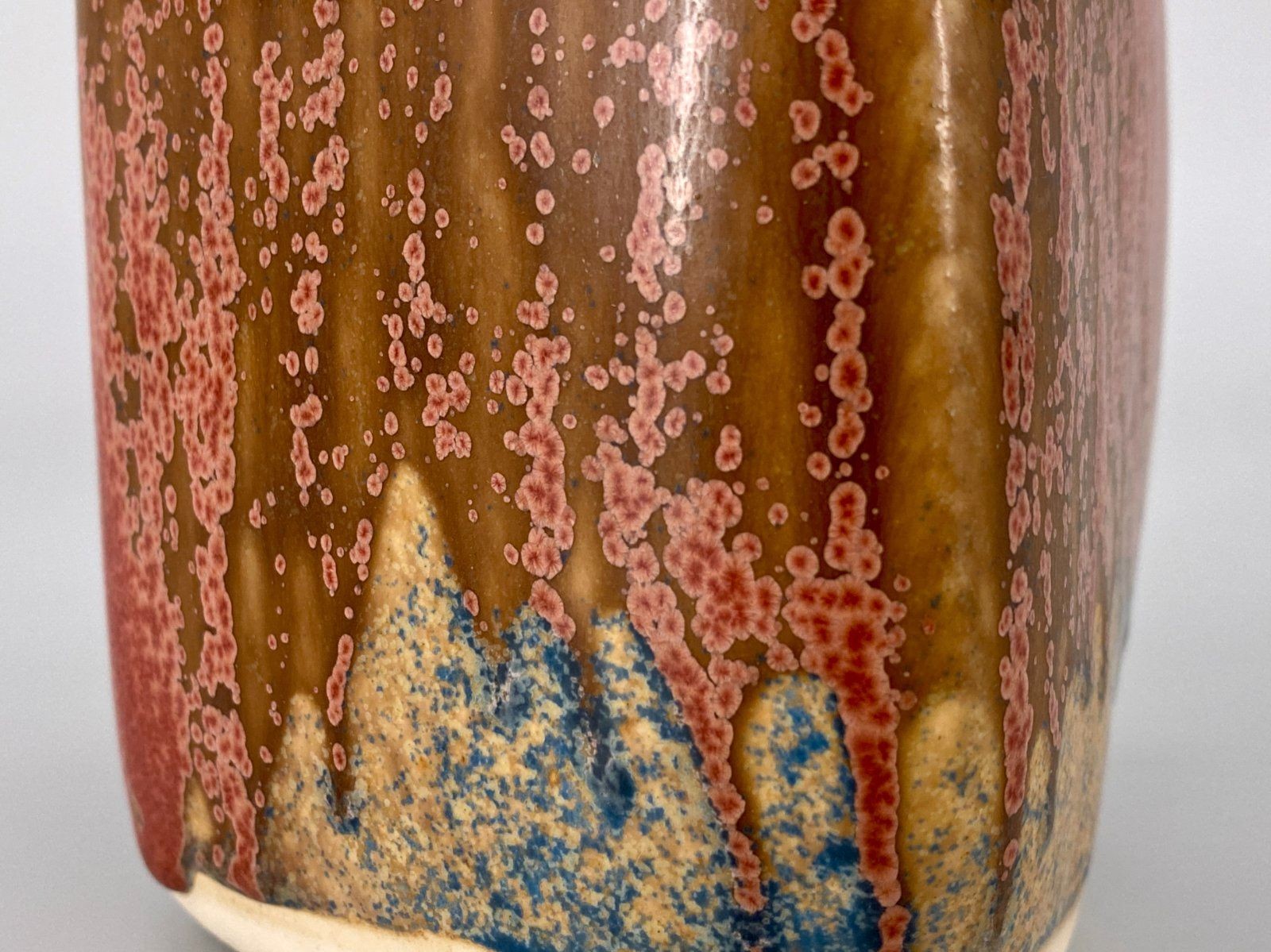 * STUDIOKERAMIK VASE FANTONI LAVA MID CENTURY 90ER VINTAGE 