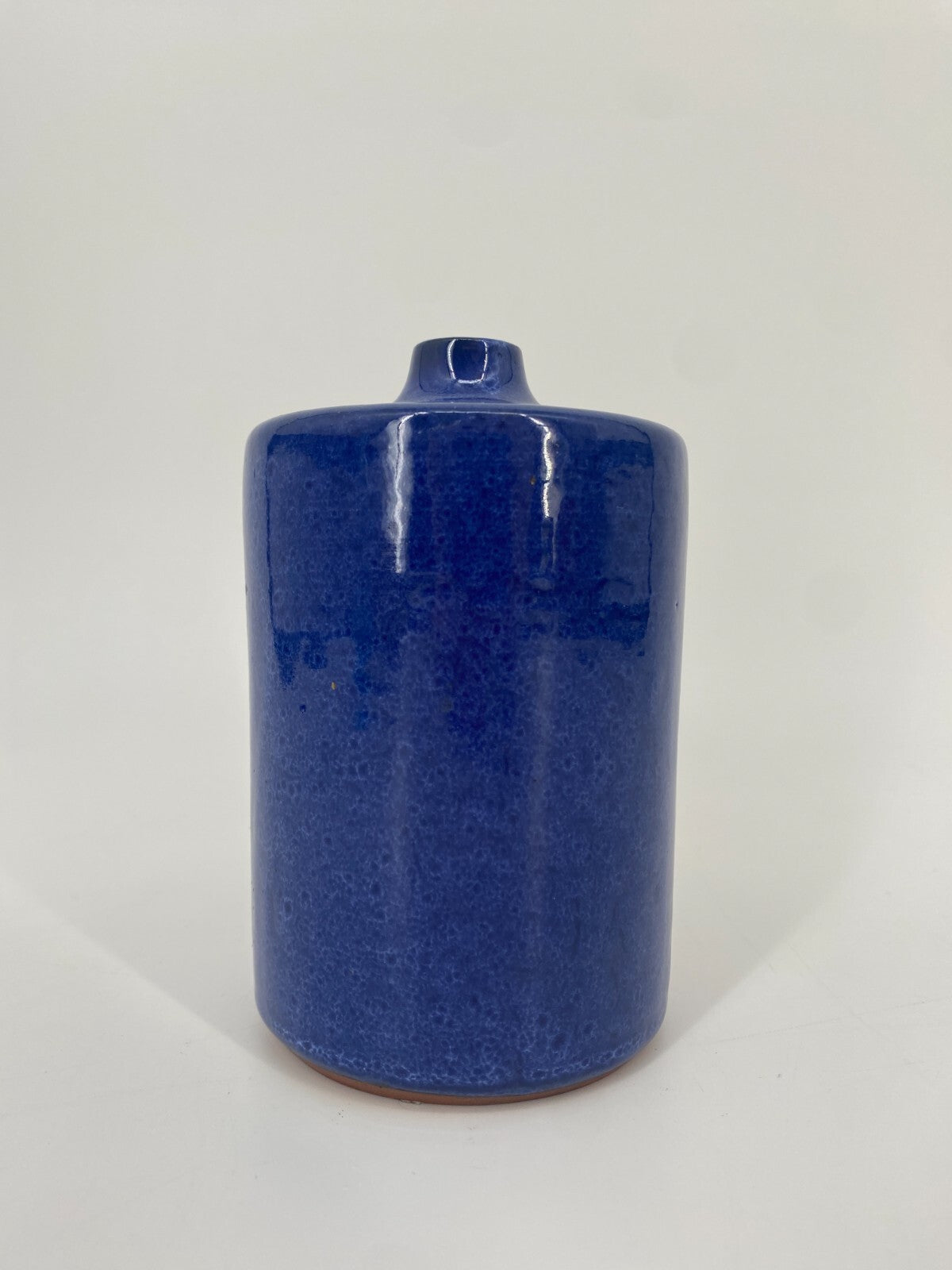 * KLEINE VASE STUDIOKERAMIK TR TÖPFERHOF RÖMHILD BLAU 12,5CM MID CENTURY