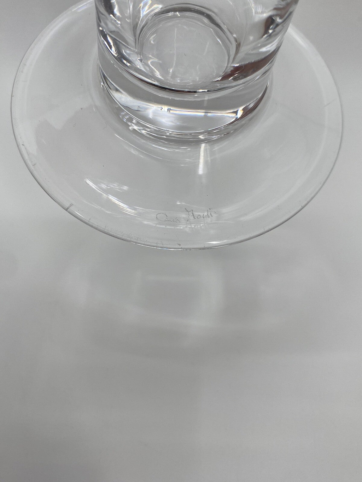 * 1v5 CARLO MORETTI ASYMMETRISCHE WASSERGLÄSER GLAS ITALIEN MURANO 90er