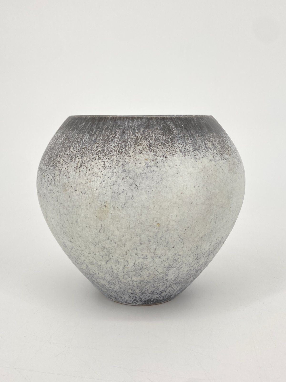 * STUDIOKERAMIK VASE VINTAGE 60ER GRAU BRAUN GEMARKT G 85