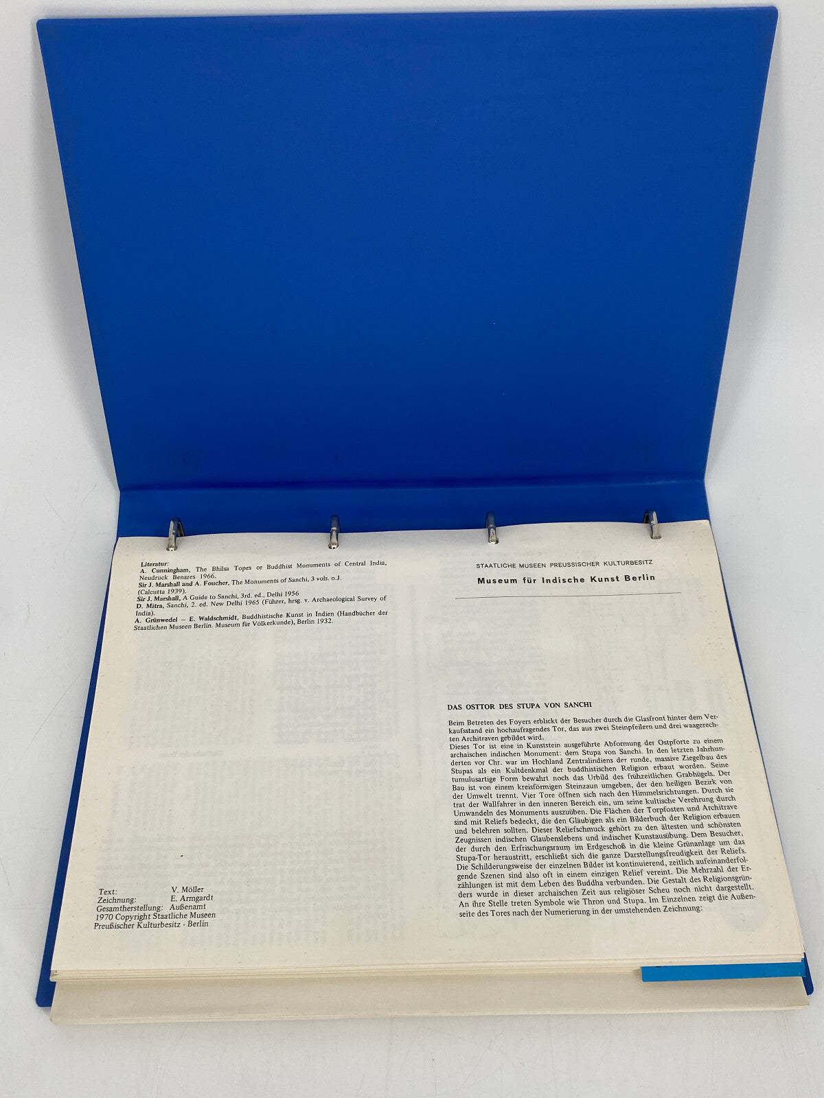 *STAATLICHE MUSEEN PREUSSISCHER KULTURBESITZ BERLIN RINGBUCH ORDNER SAMMELMAPPE