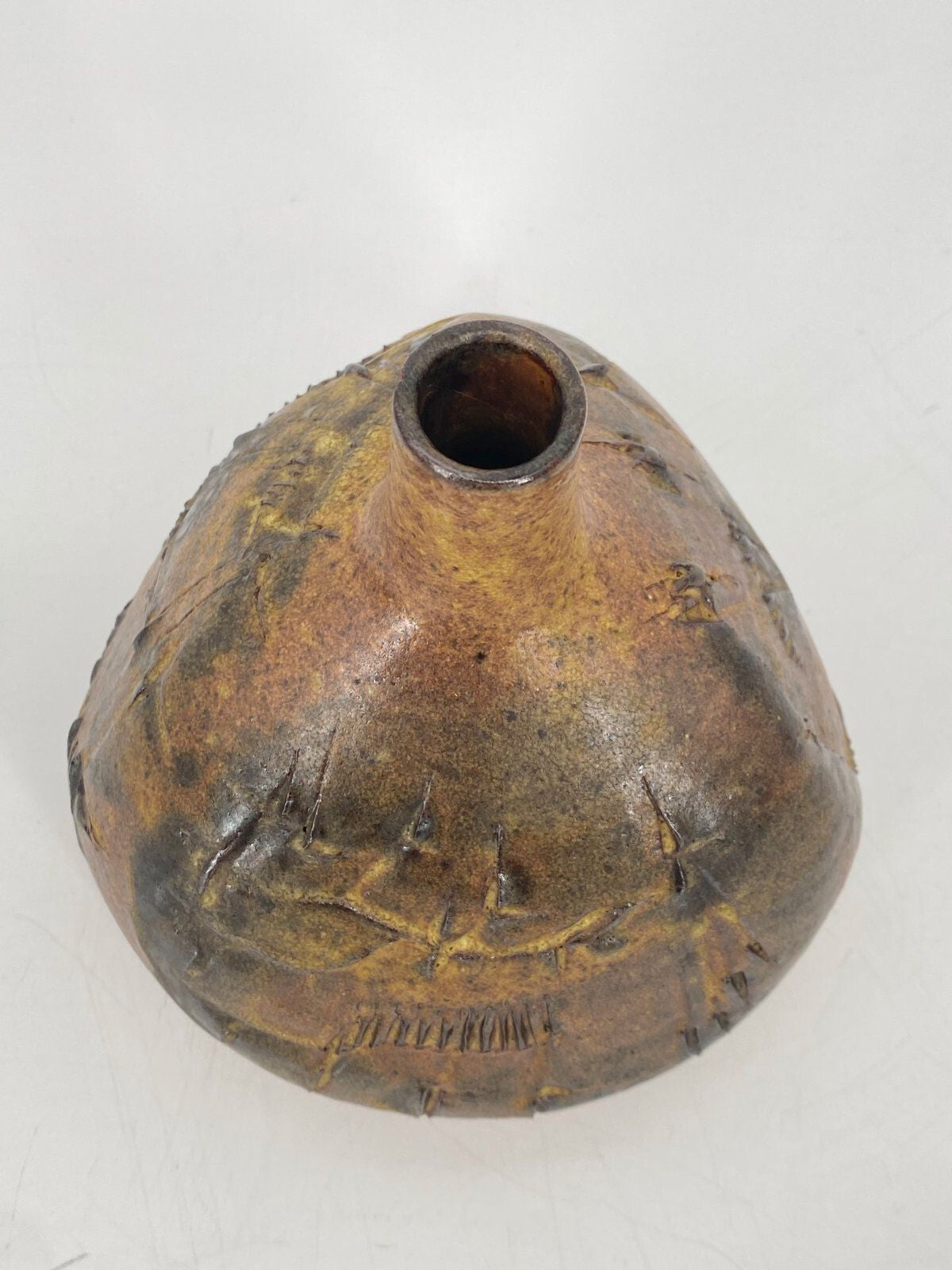 * STUDIOKERAMIK VASE LUISE DUNCKER KÜNSTLERIN 1970 WEST GERMANY