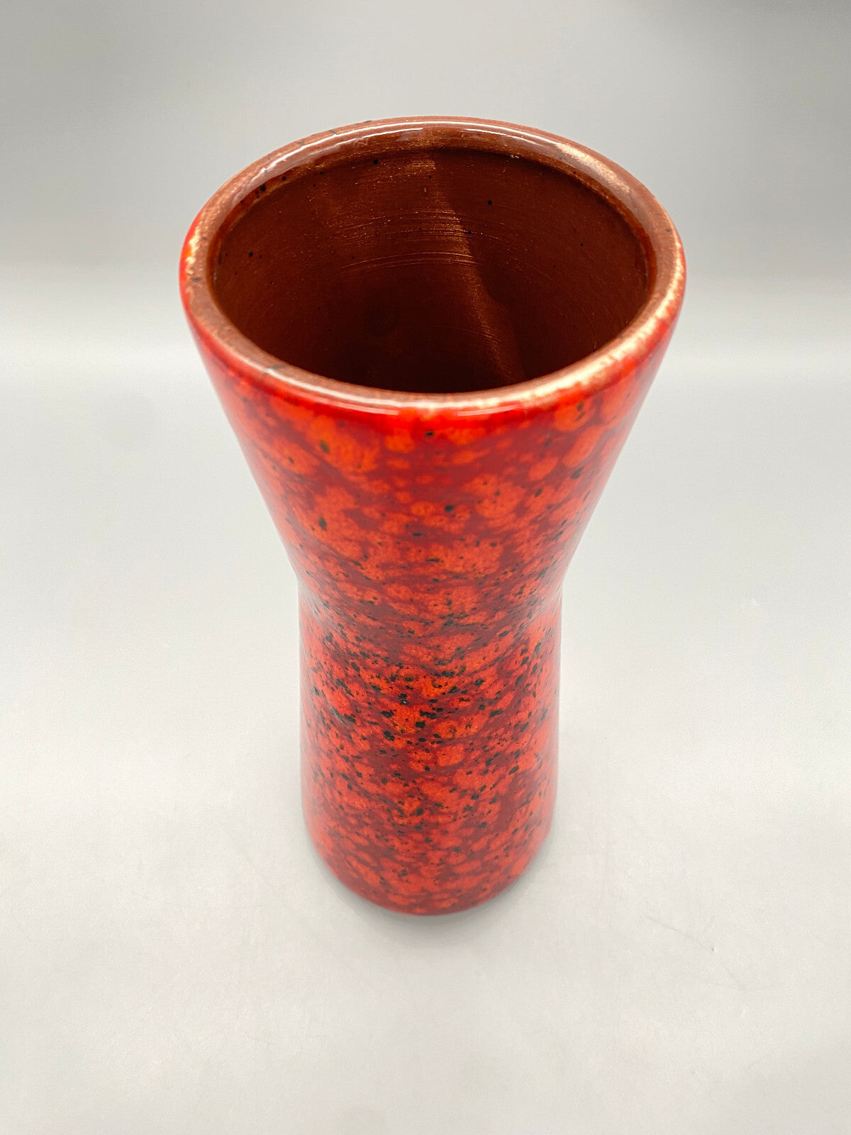 FAT LAVA SCHEURICH 206 27 VASE BLUMENVASE KERAMIK 1970ER JAHRE WEST GERMANY
