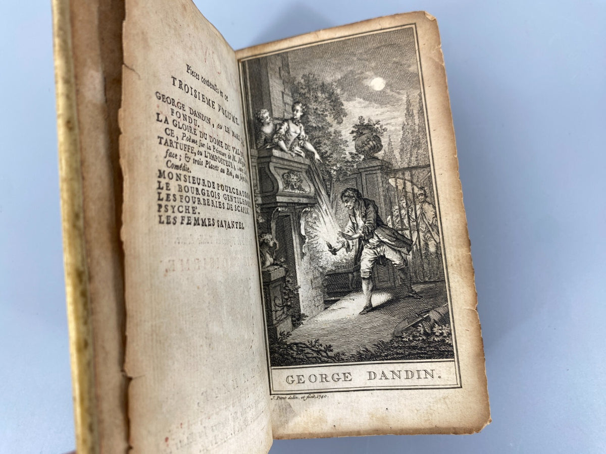 *BUCH LES OEUVRES DE MONSIEUR DE MOLIÈRE 1735 ANTIK LA HAYE TOME TROISIEME