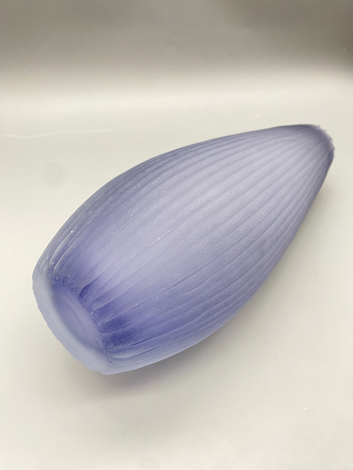 MURANOGLAS GLAS VASE IM STIL VON CARLO SCARPA MADE IN ITALIEN VINTAGE