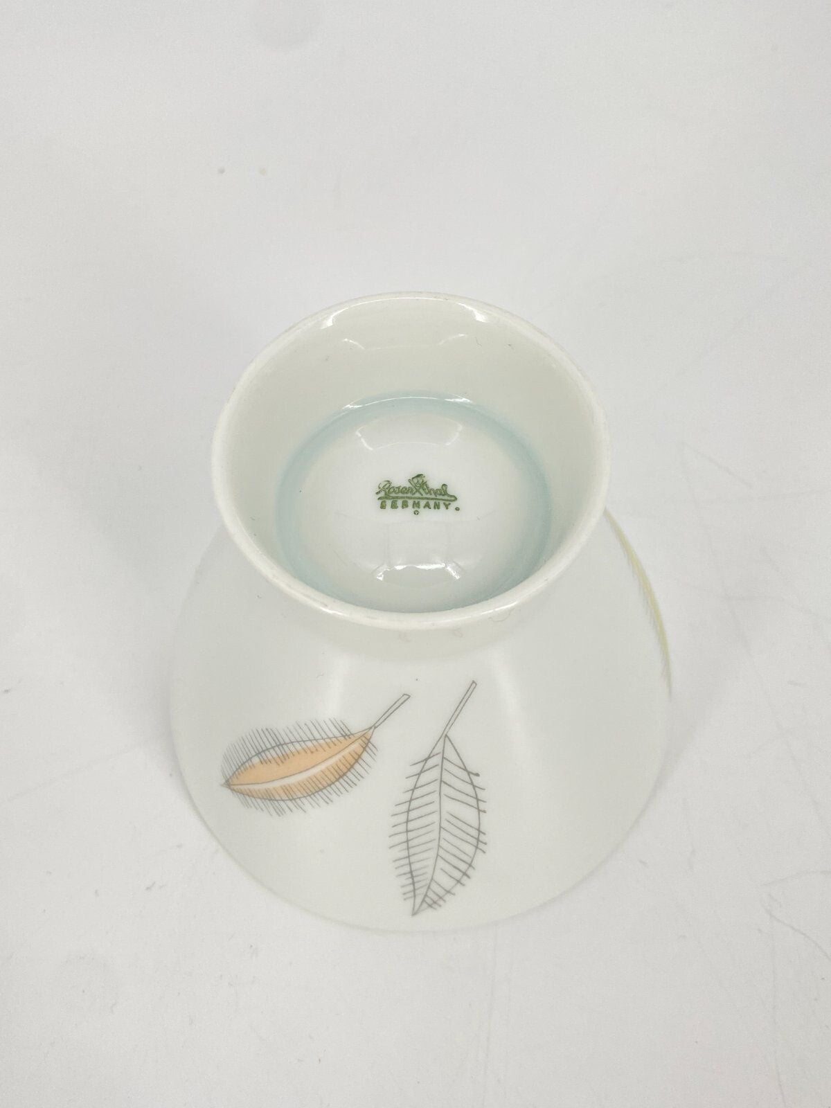 * 2x ROSENTHAL VASE SCHALE 2000 BUNTE BLÄTTER PORZELLAN