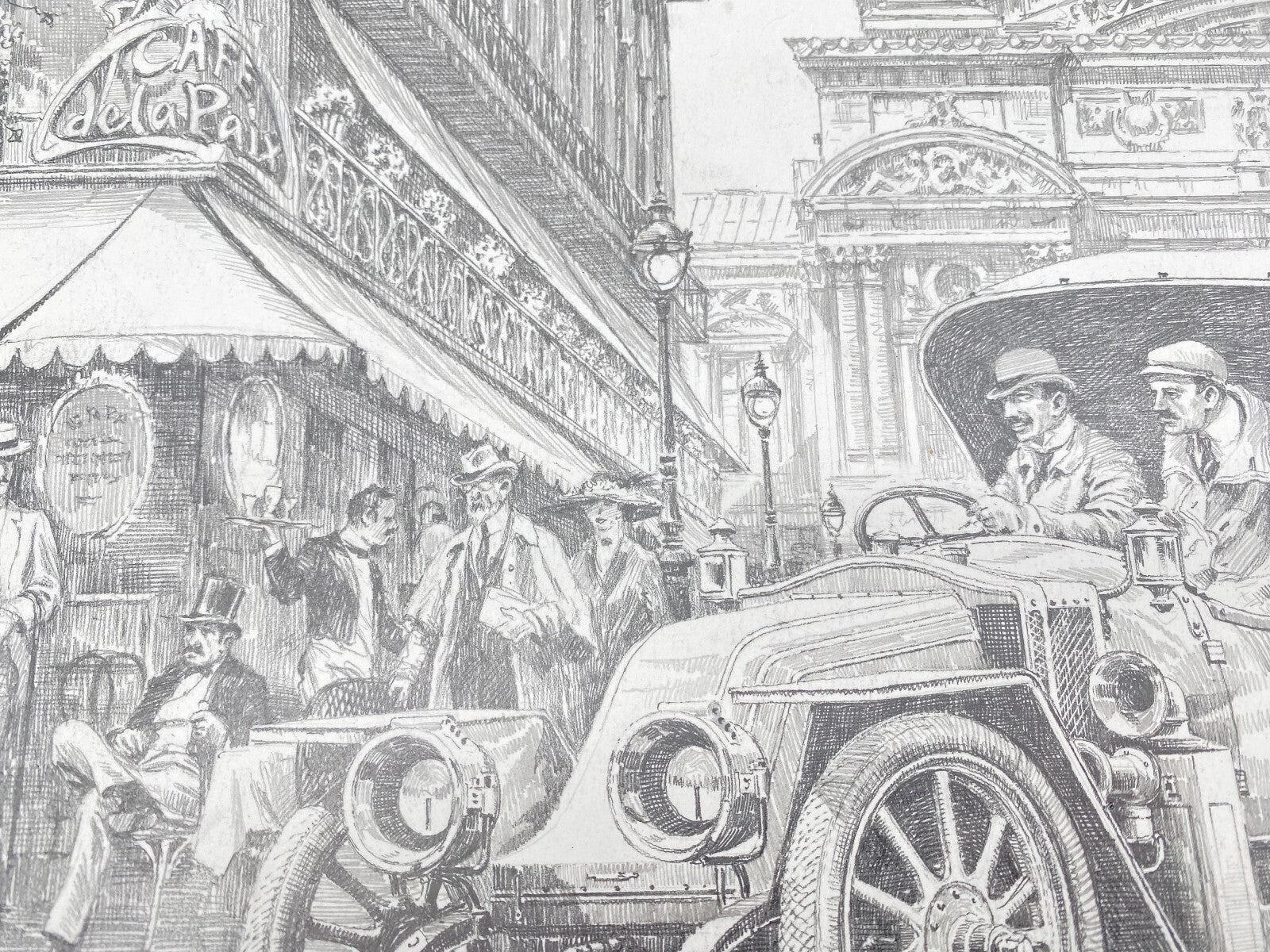 HEINZ WEHLISCH KÜNSTLER 2X ZEICHNUNGEN 1X RADIERUNG RENAULT PARIS 1912 ORIGINAL