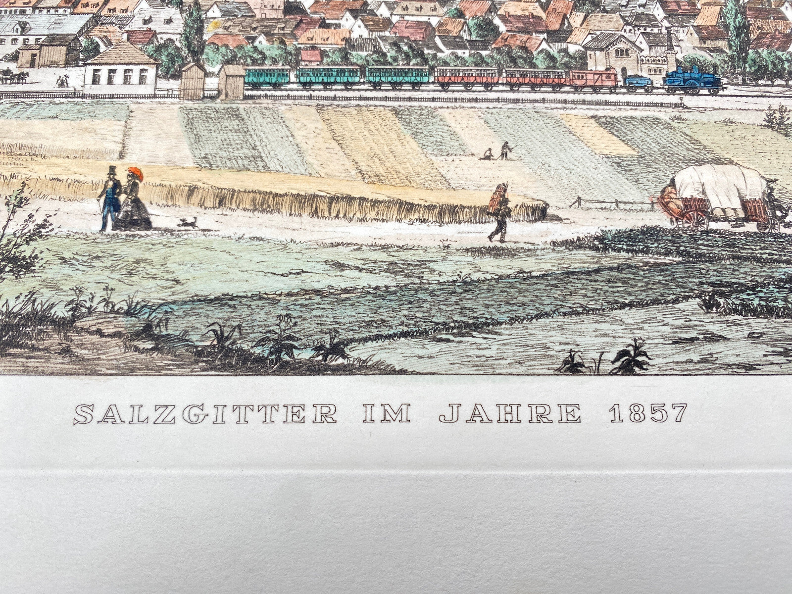 DEUTSCHER KÜNSTLER HEINZ WEHLISCH FARBRADIERUNG SALZGITTER 1857 HANDSIGNIERT