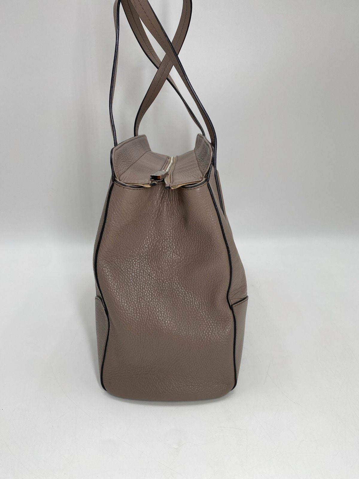 * COCCINELLE HANDTASCHE SHOPPER TASCHE LEDER GRAU