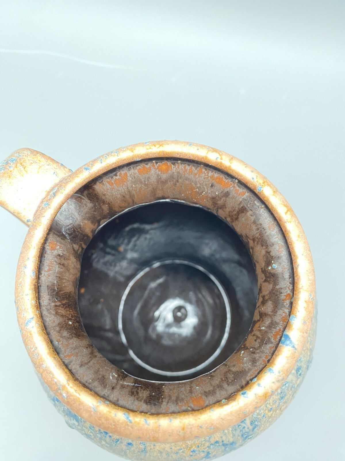 STUDIO KÜNSTLER KERAMIK VASE STIL DUEMLER& BREIDEN FAT LAVA VINTAGE DEUTSCHLAND