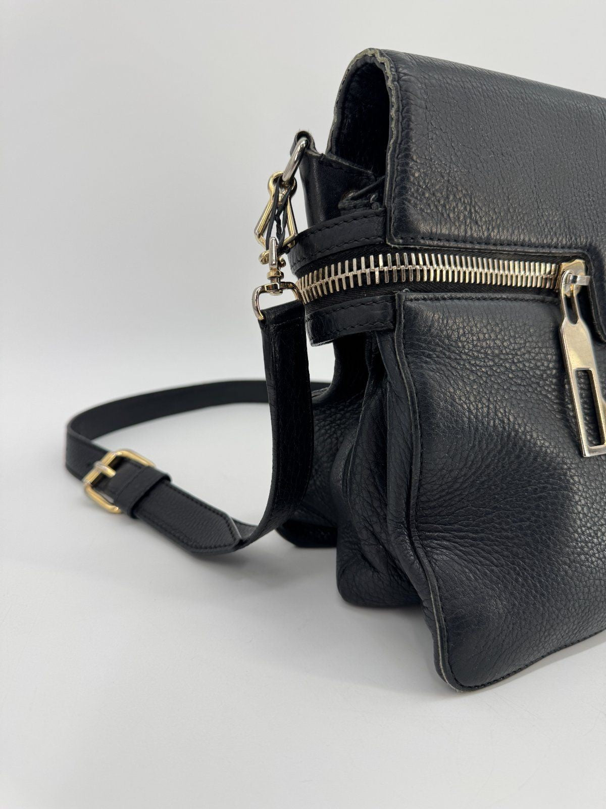 MAX MARA DAMEN HANDTASCHE  SCHULTERTASCHE UMHÄNGETASCHE BAG LEDER