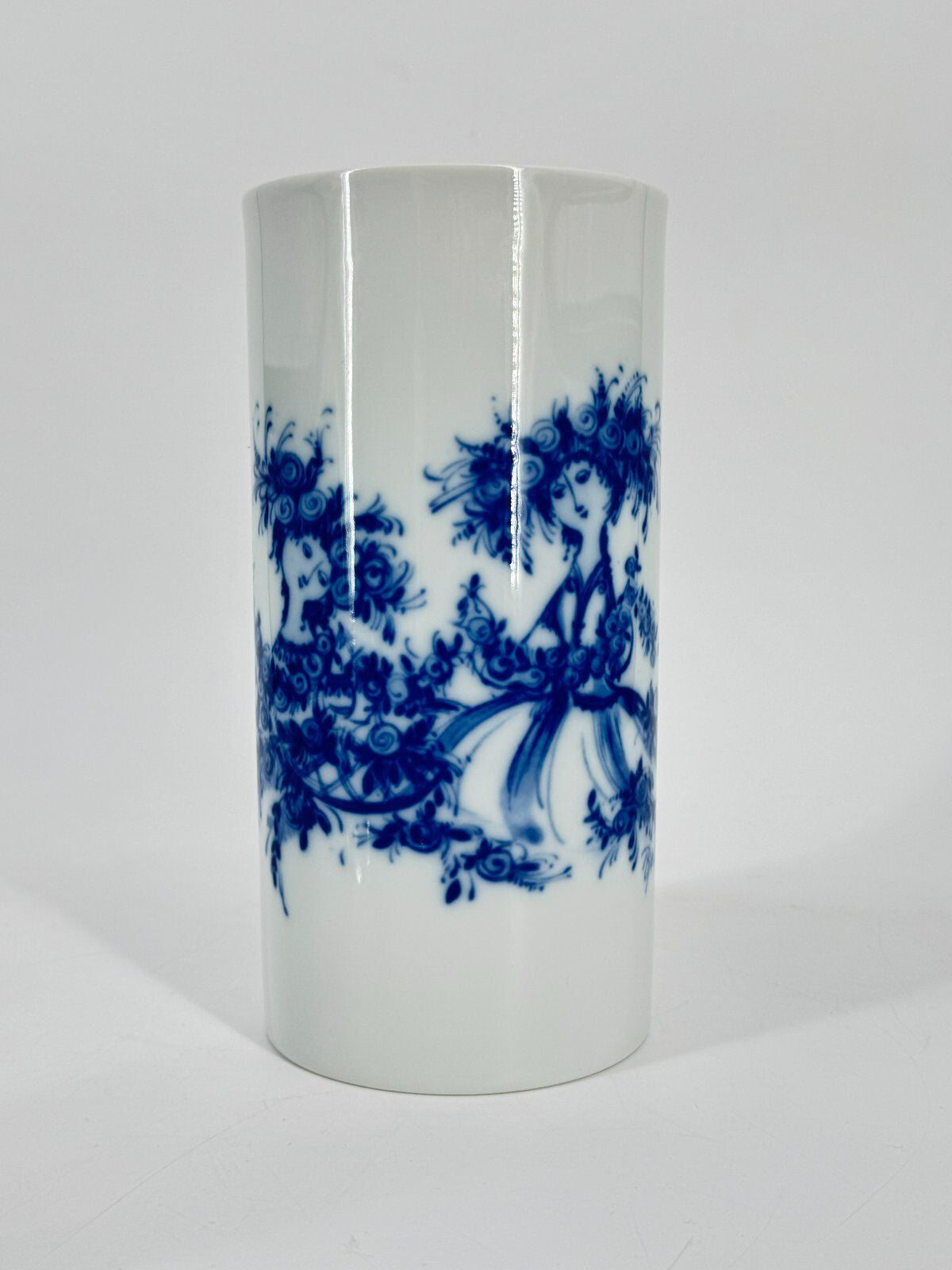 * ROSENTHAL VASE BJÖRN WIINBLAD STUDIO LINIE BLAU VINTAGE