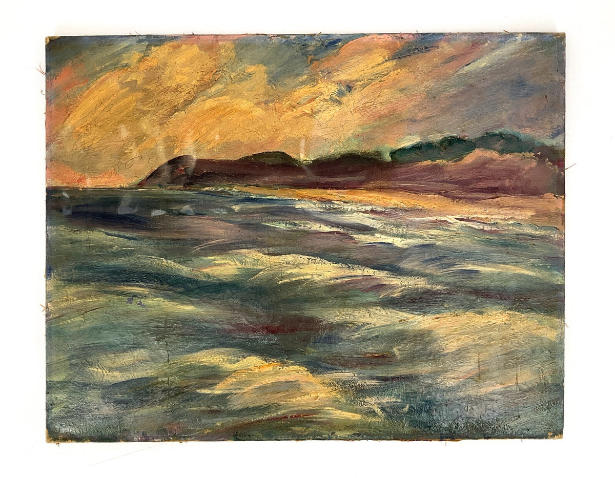 *ÖLGEMÄLDE MEERESLANDSCHAFT MEER SEE SEEKÜSTE MARITIM LEINWAND KEILRAHMEN UNIKAT