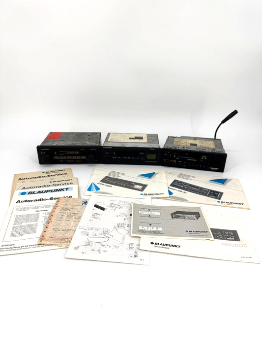3x BLAUPUNKT AUTORADIO MANNHEIM 24 ACR 3220 ESSEN CR31 OLDTIMER