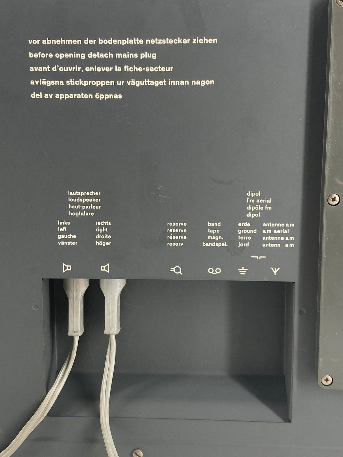 * BRAUN AUDIO 250 TC45/4 +BOXEN RAMS DESIGN PLATTENSPIELER SW