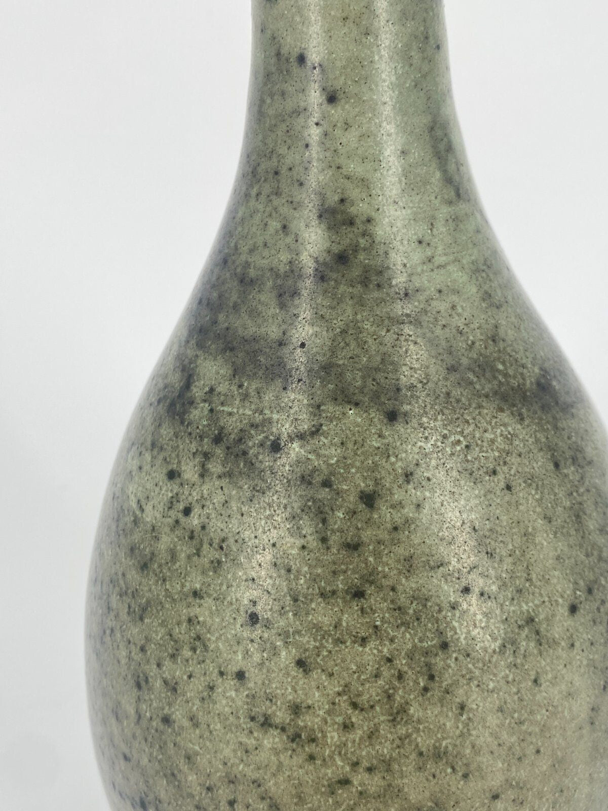 *STUDIOKERAMIK VASE GARMANN RÖMHILD GRÜN GESPRENKELT VINTAGE 23CM